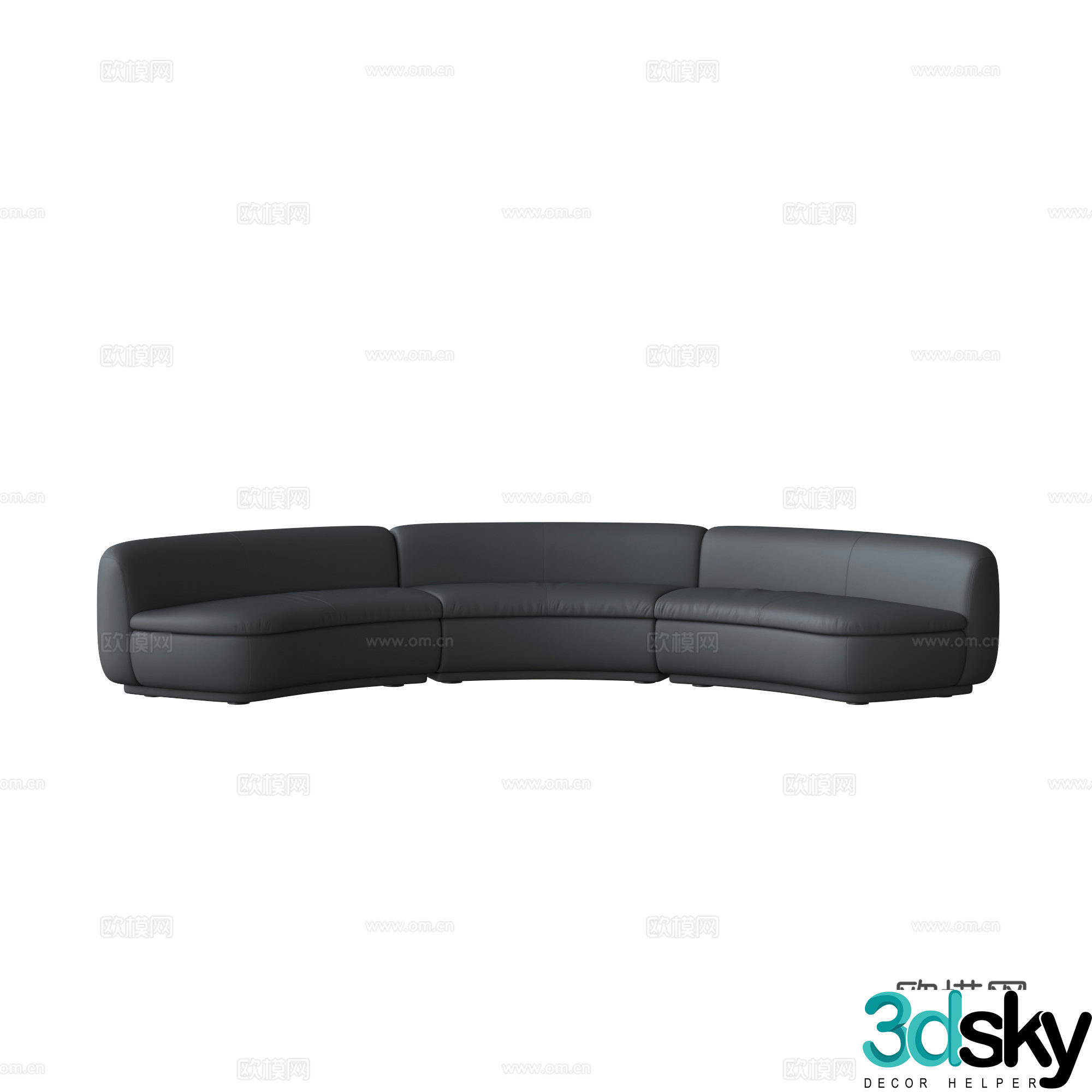 Special-shaped sofa 3d model