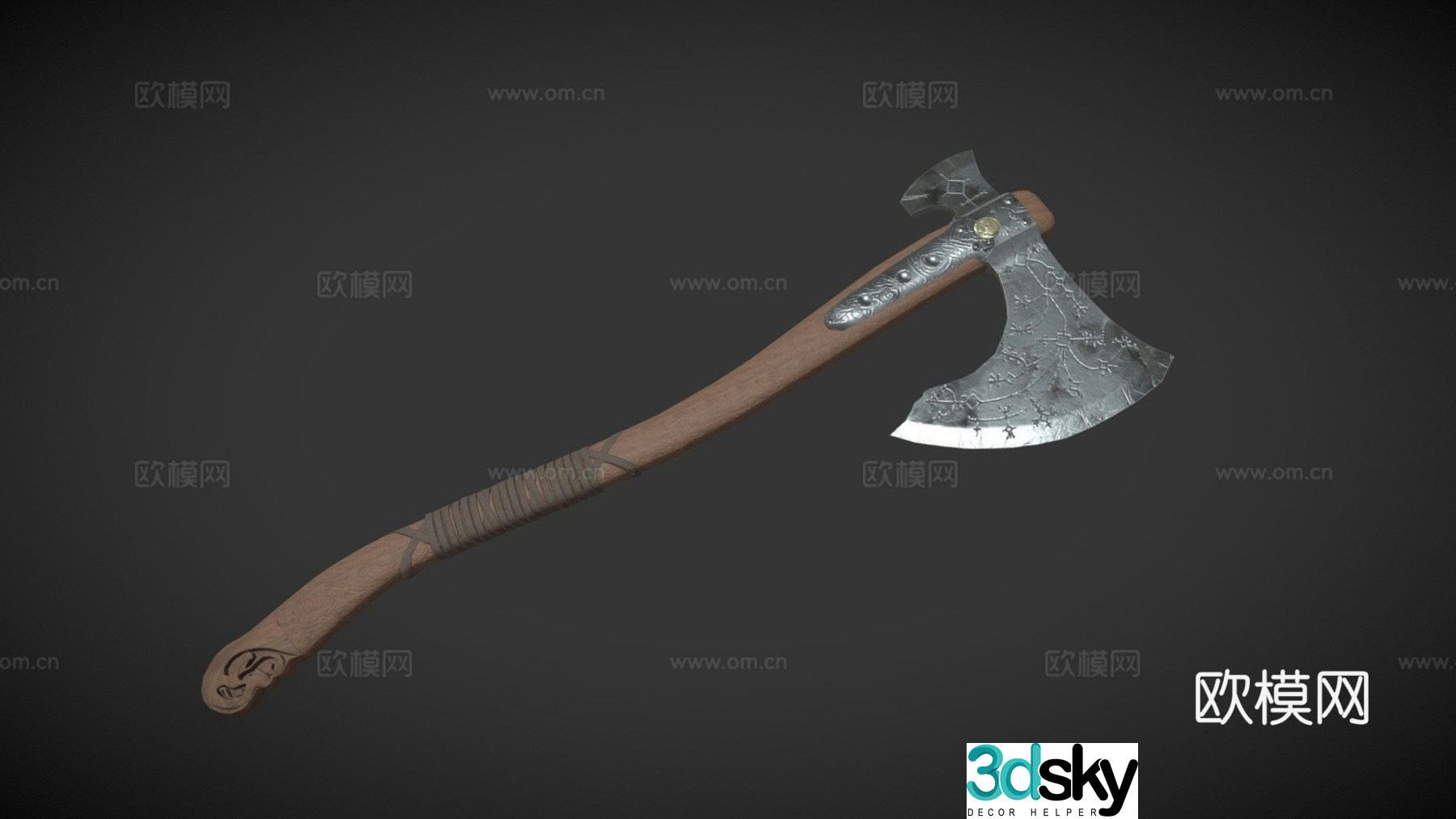Leviathan's Ax_God of War 3D model