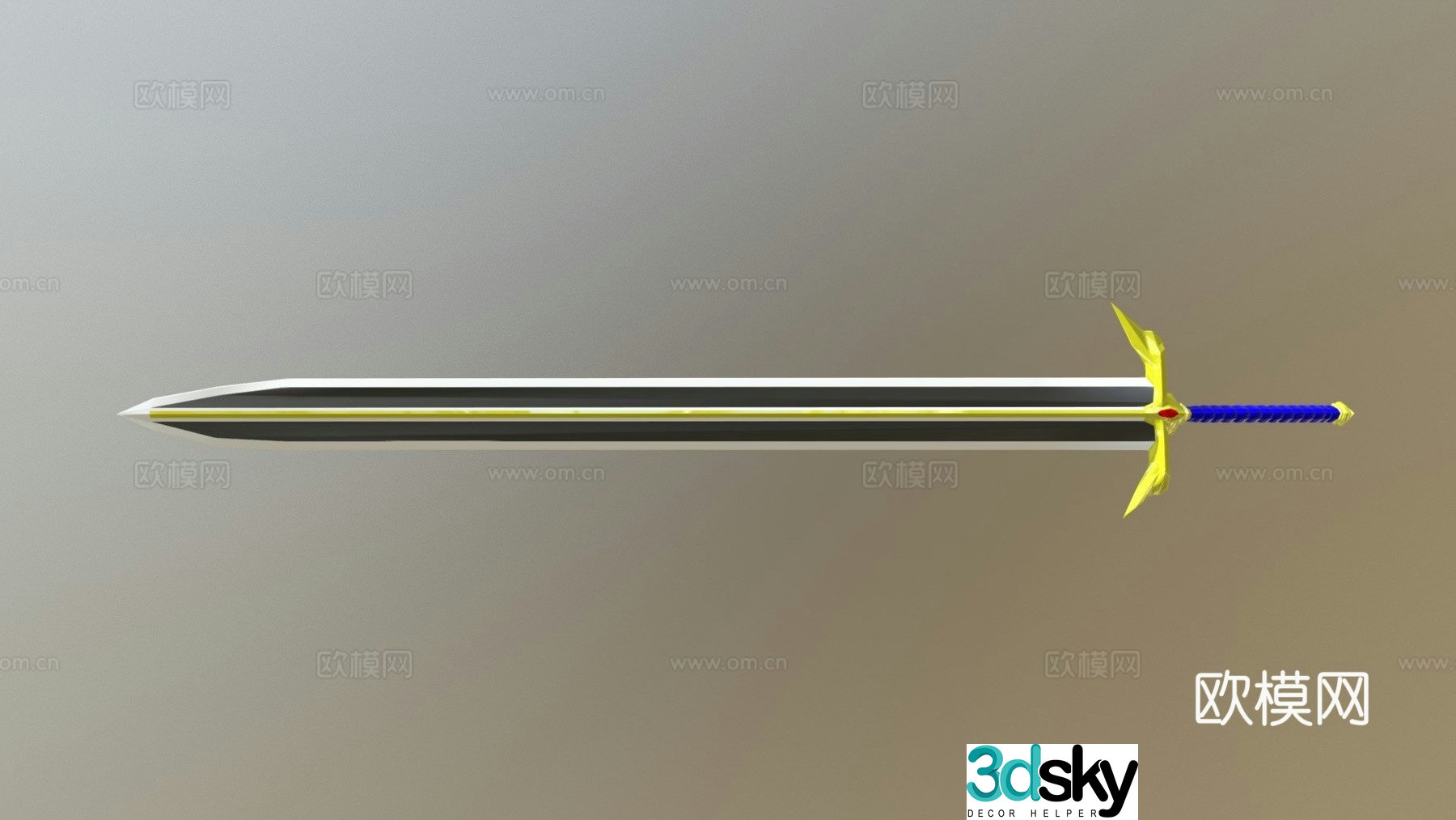 Character Saber 3d model