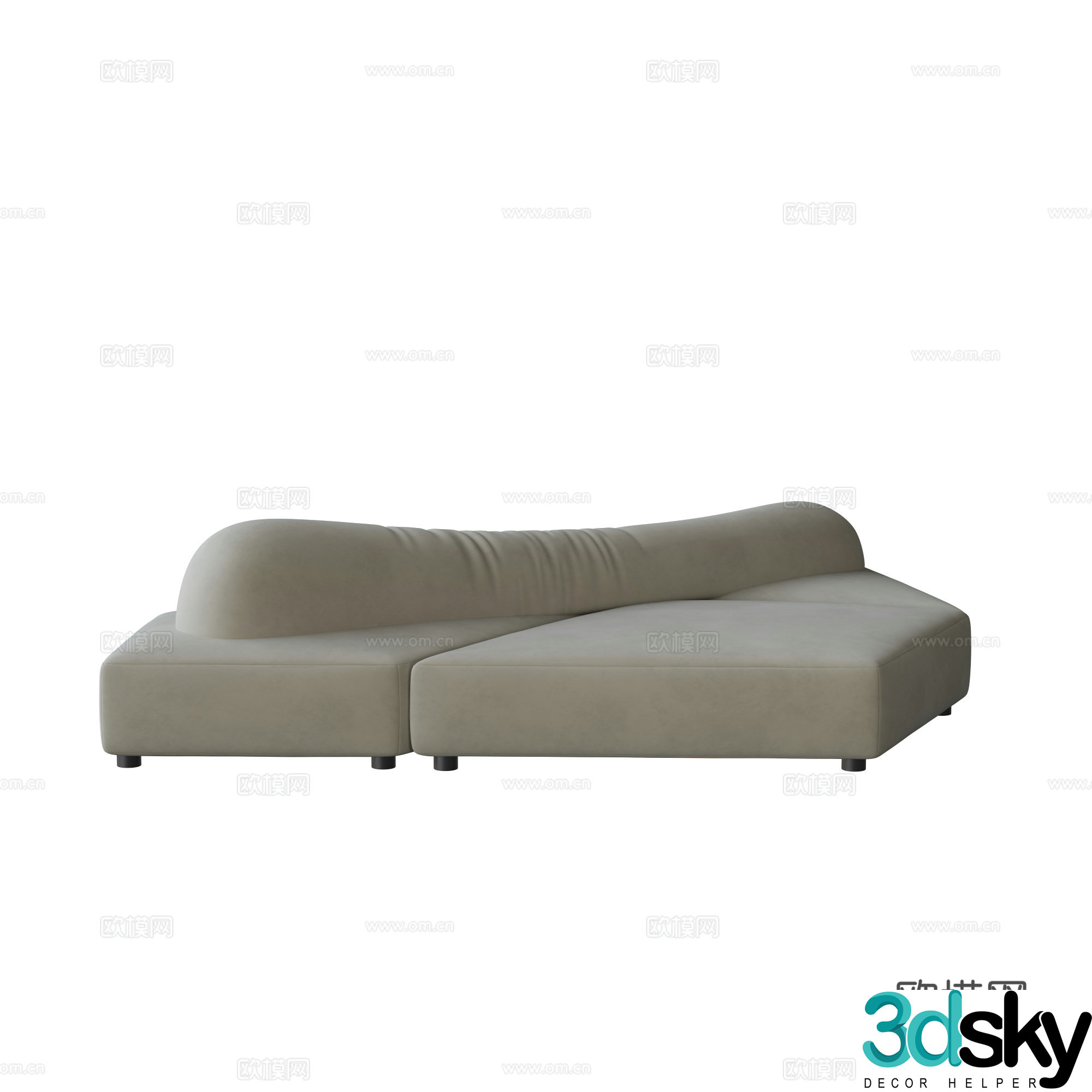 Special-shaped sofa 3d model