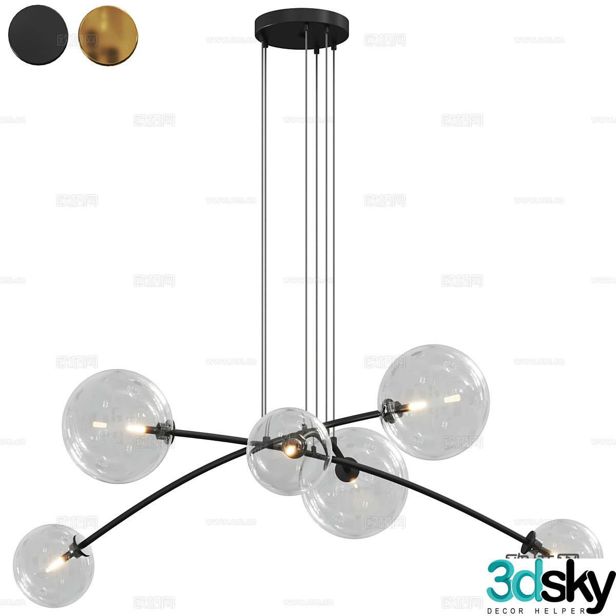 Chandelier 3d model