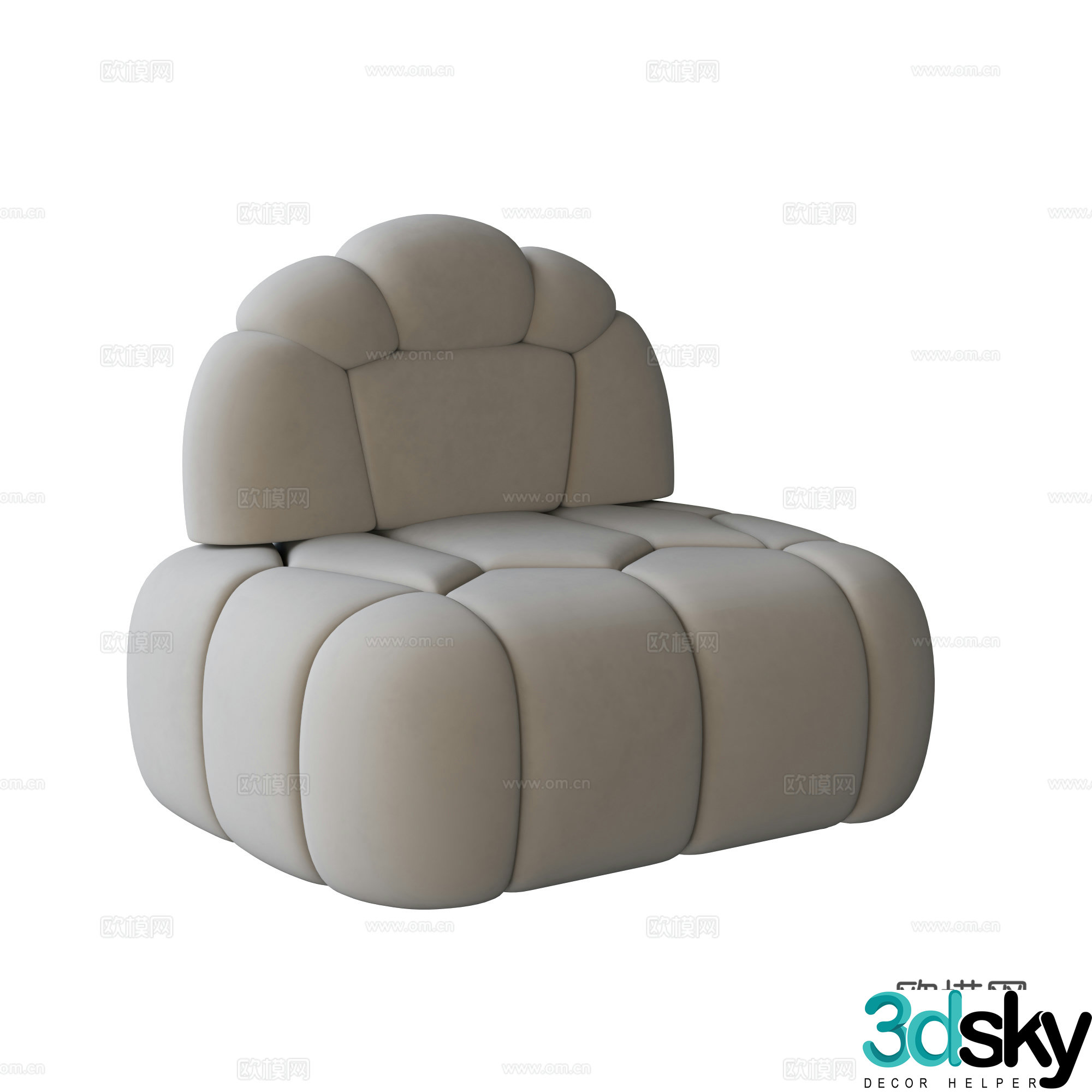 Modern sofa 3d model