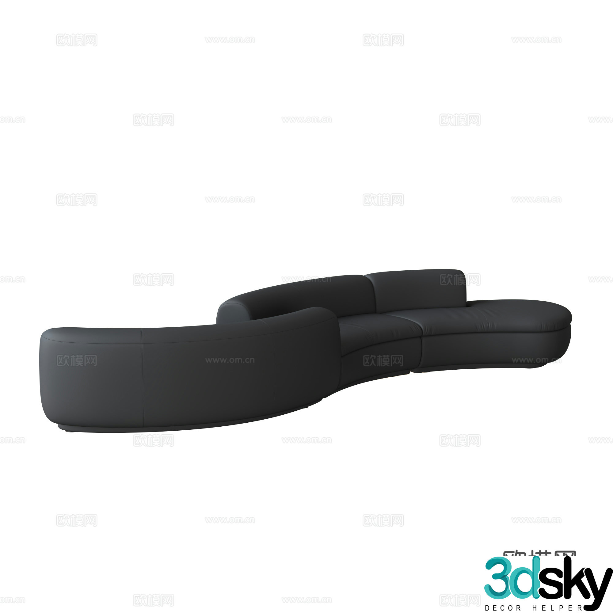 Special-shaped sofa 3d model