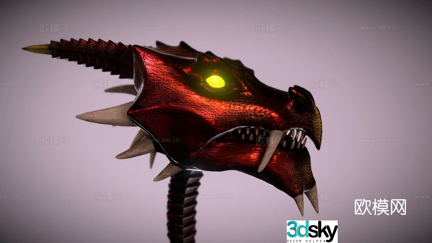 dragon hammer 3d model