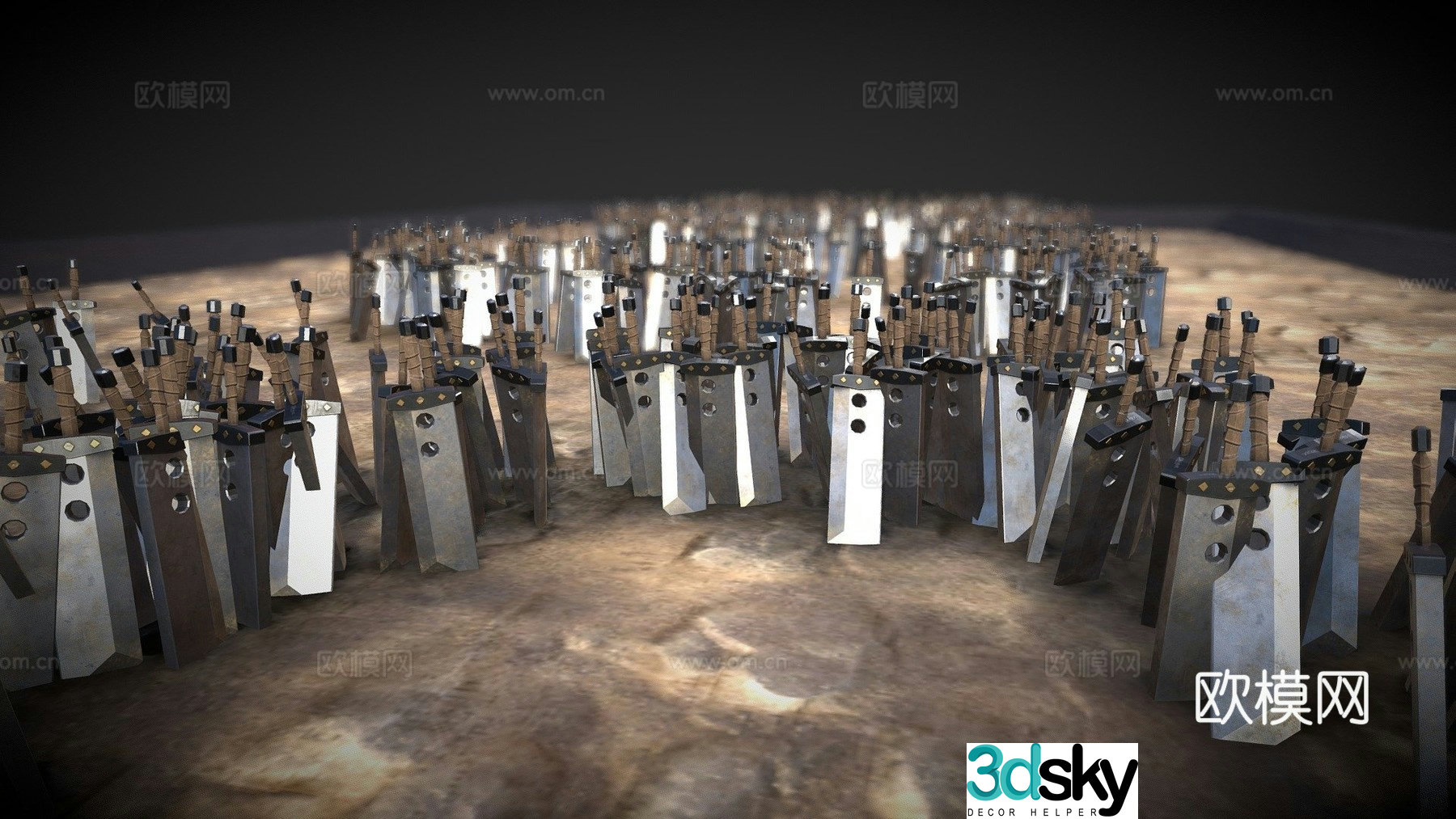 Sword battlefield 3d model