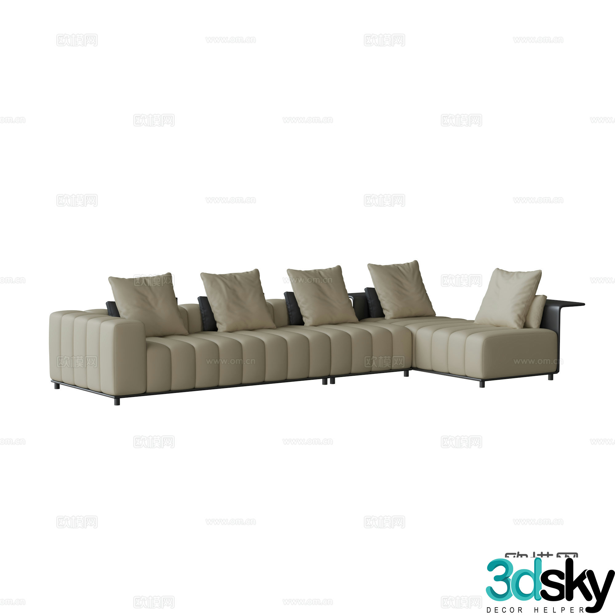 Modern sofa 3d model