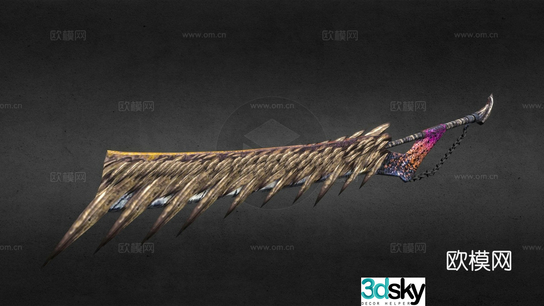 Long sword 3d model