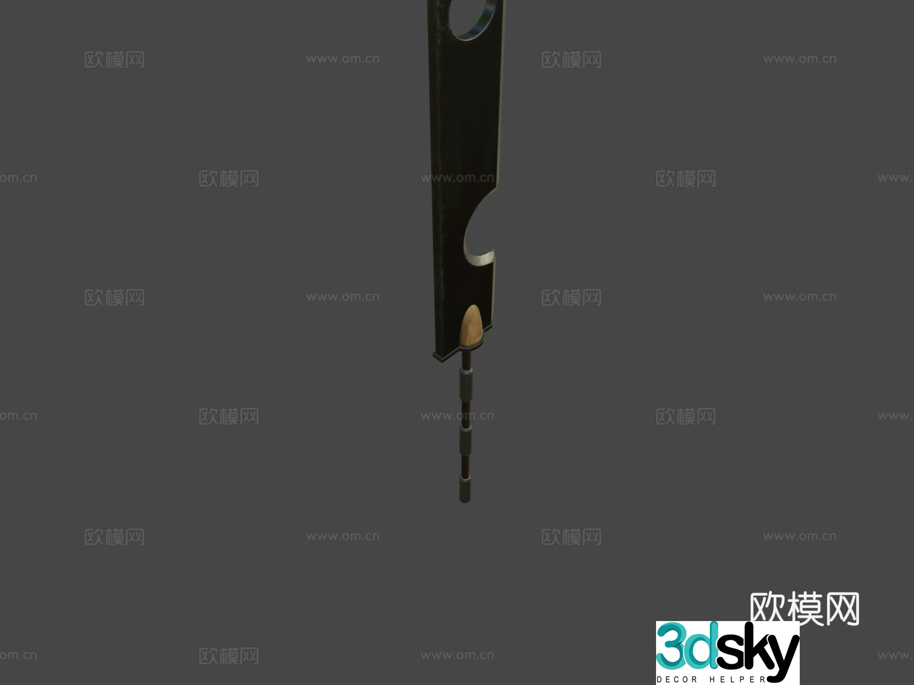 Decapitation sword-Zabuza's sword-Naruto 3D model