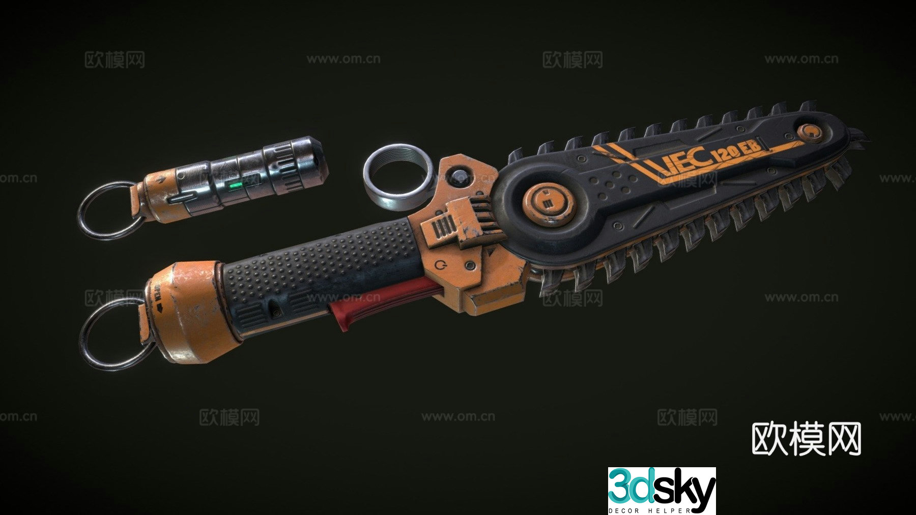 Cyberpunk 2020=Chain Blade=3d model
