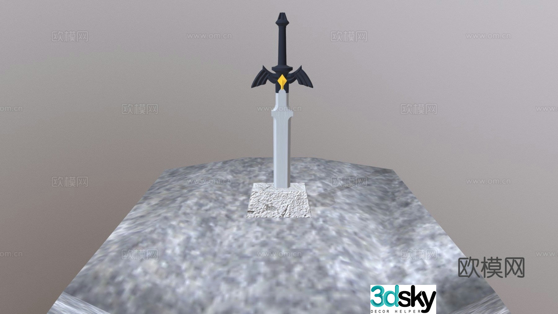 Master Sword 3d model