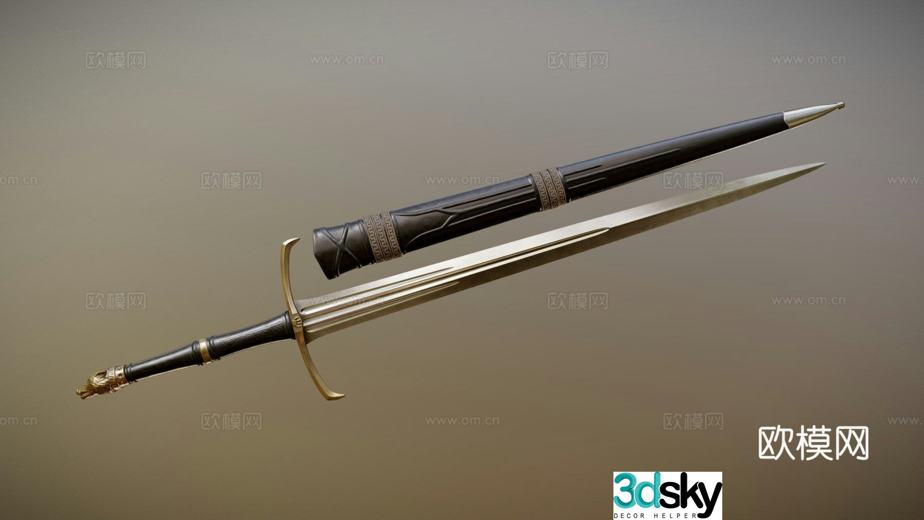 long claw 3d model