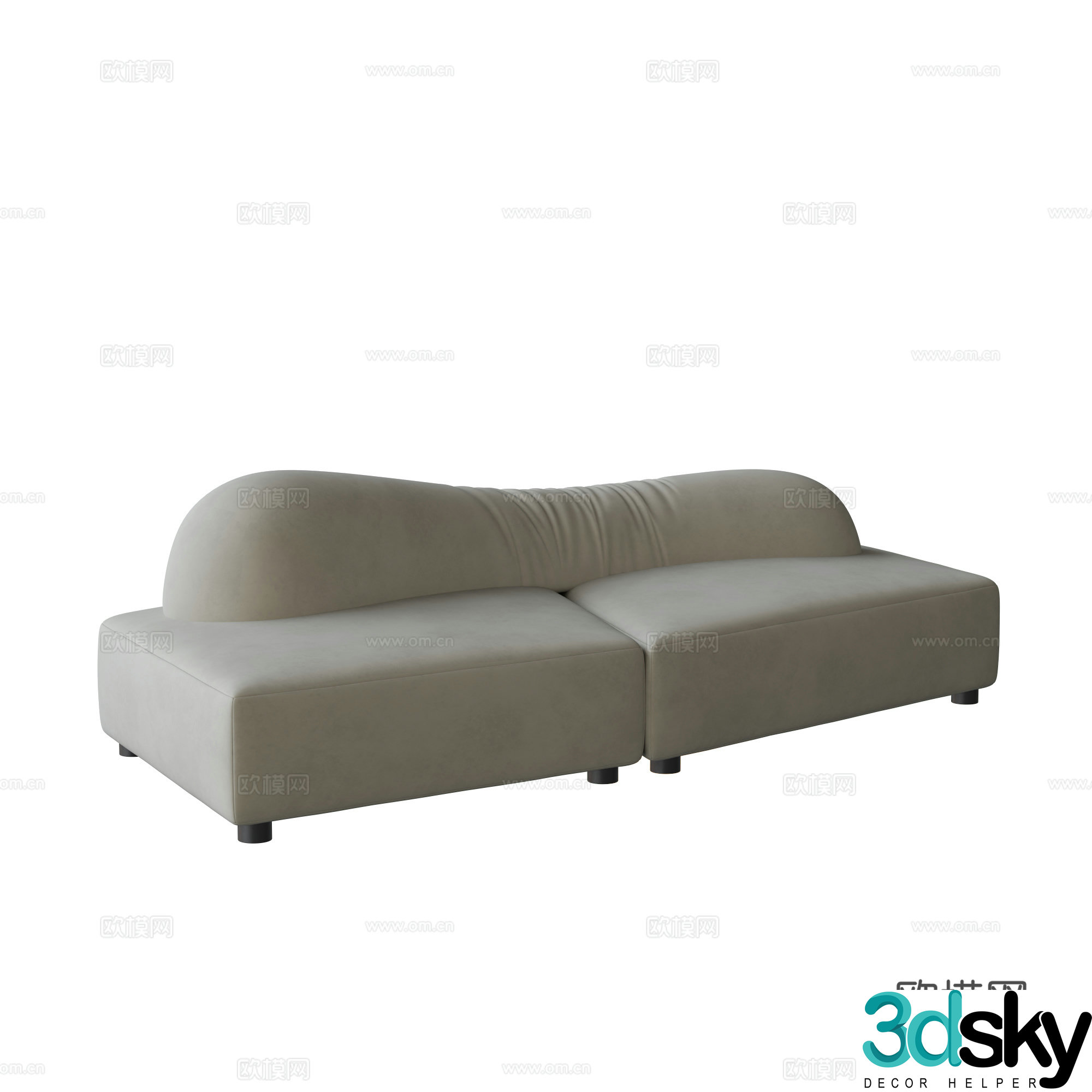 Special-shaped sofa 3d model