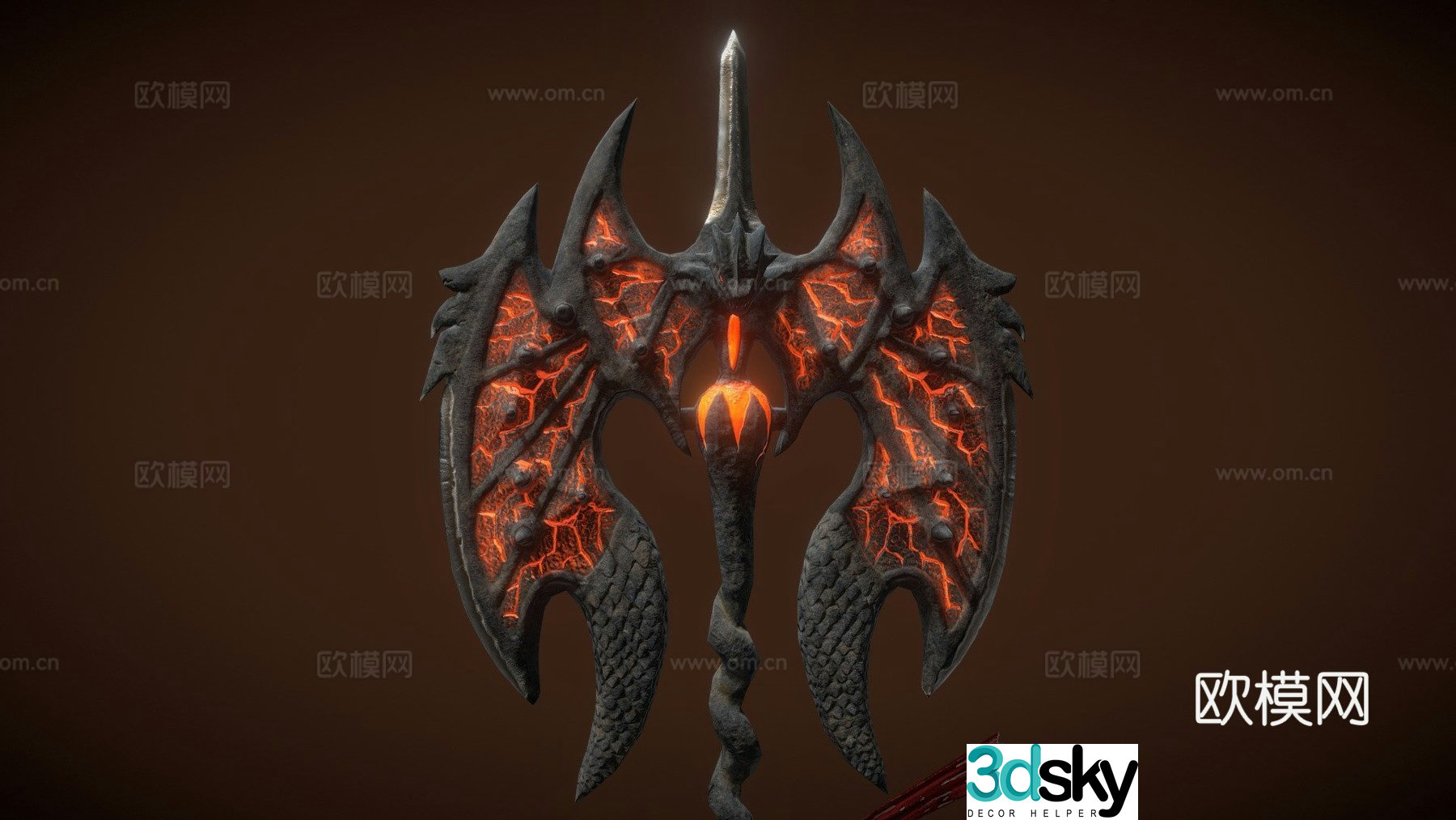 Dragon Ax 3d model