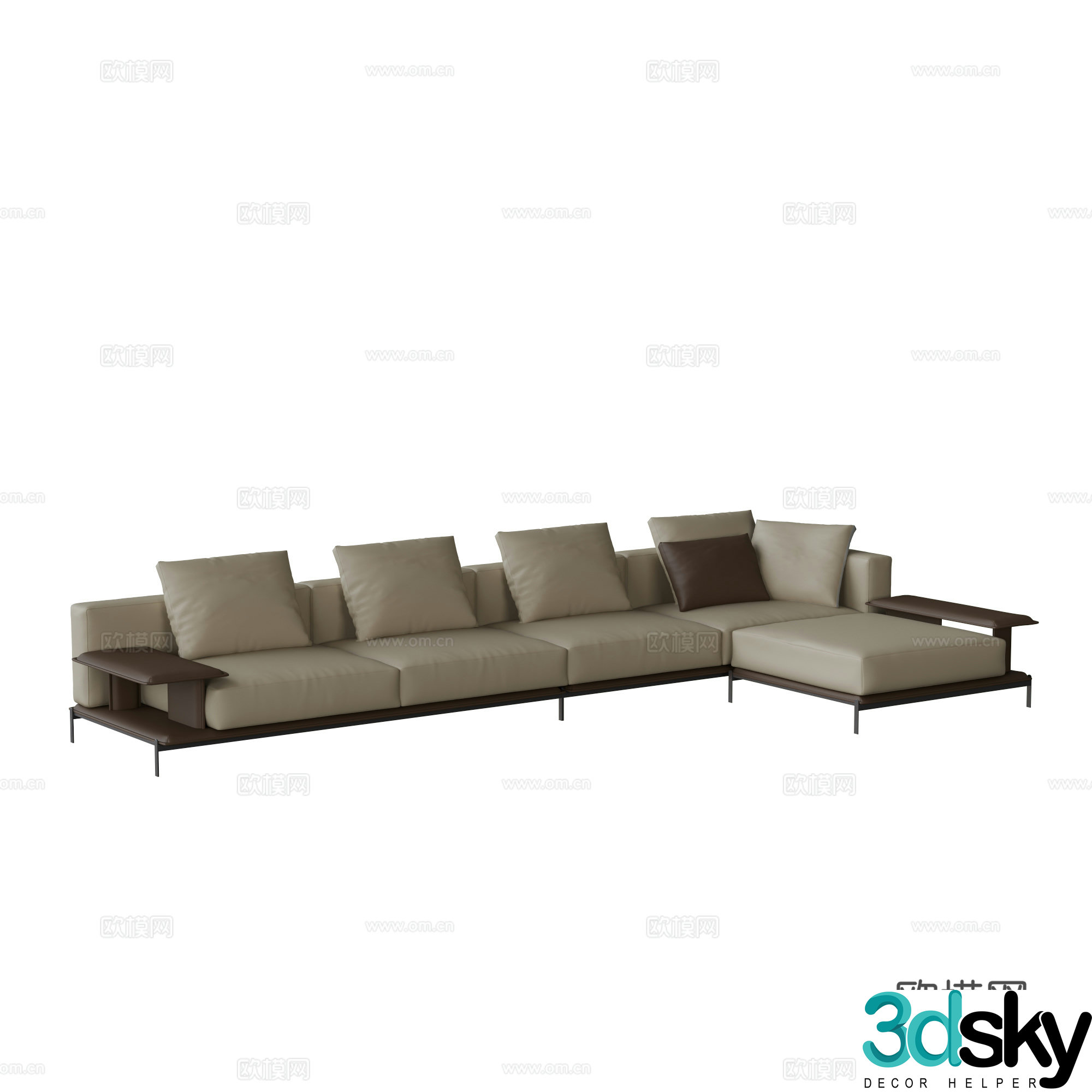 Modern sofa 3d model