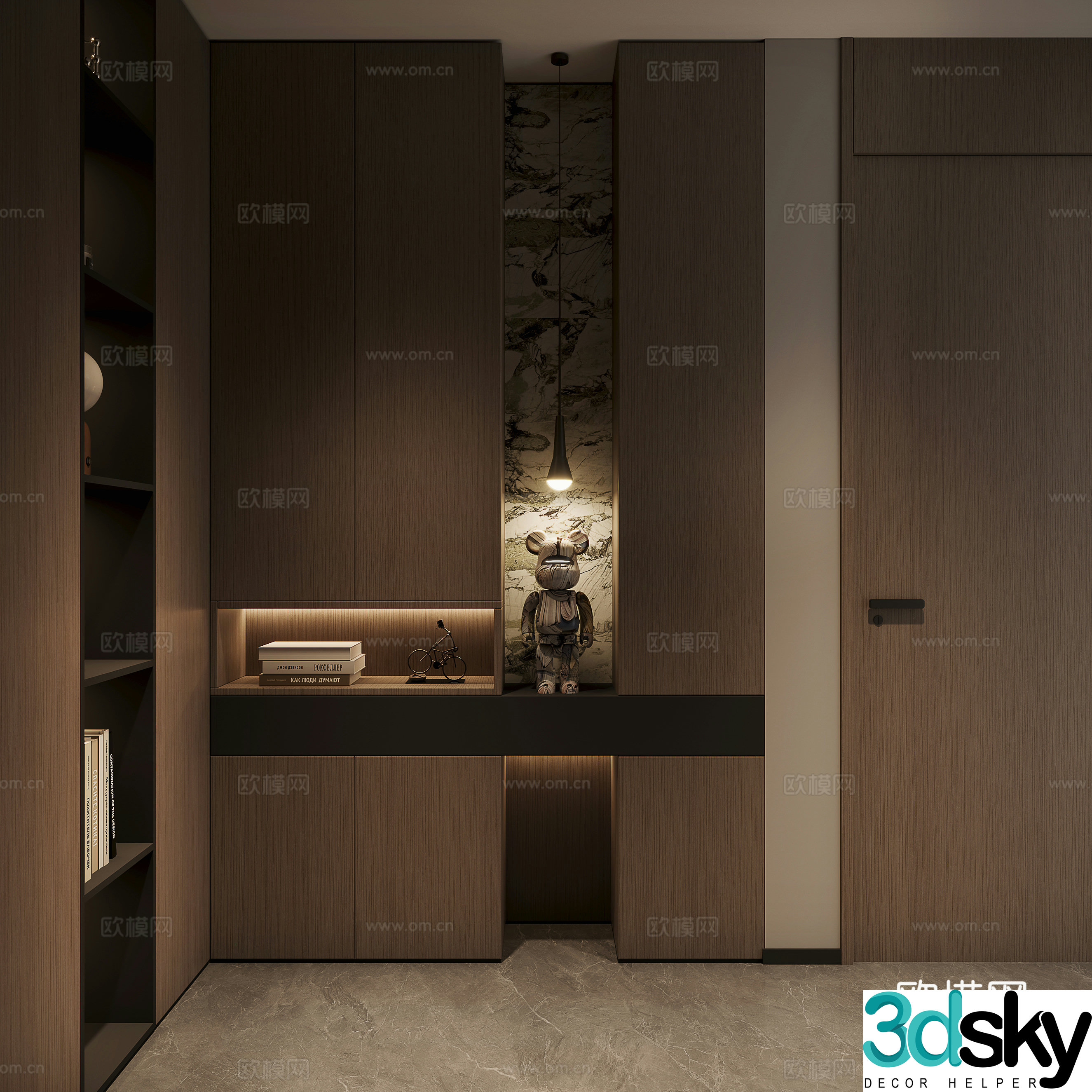Modern Italian entrance 3D model