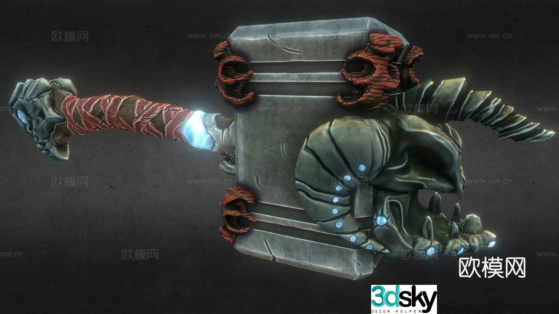 sea ​​monster hammer 3d model