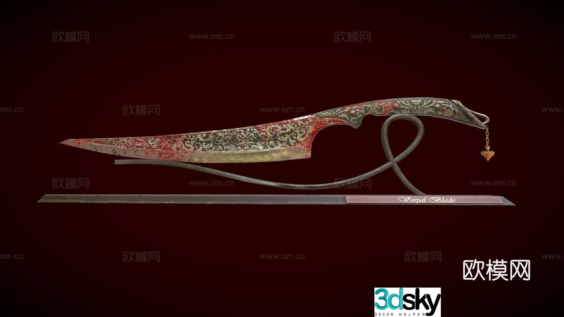 Alice, decapitating sword remake 3d model