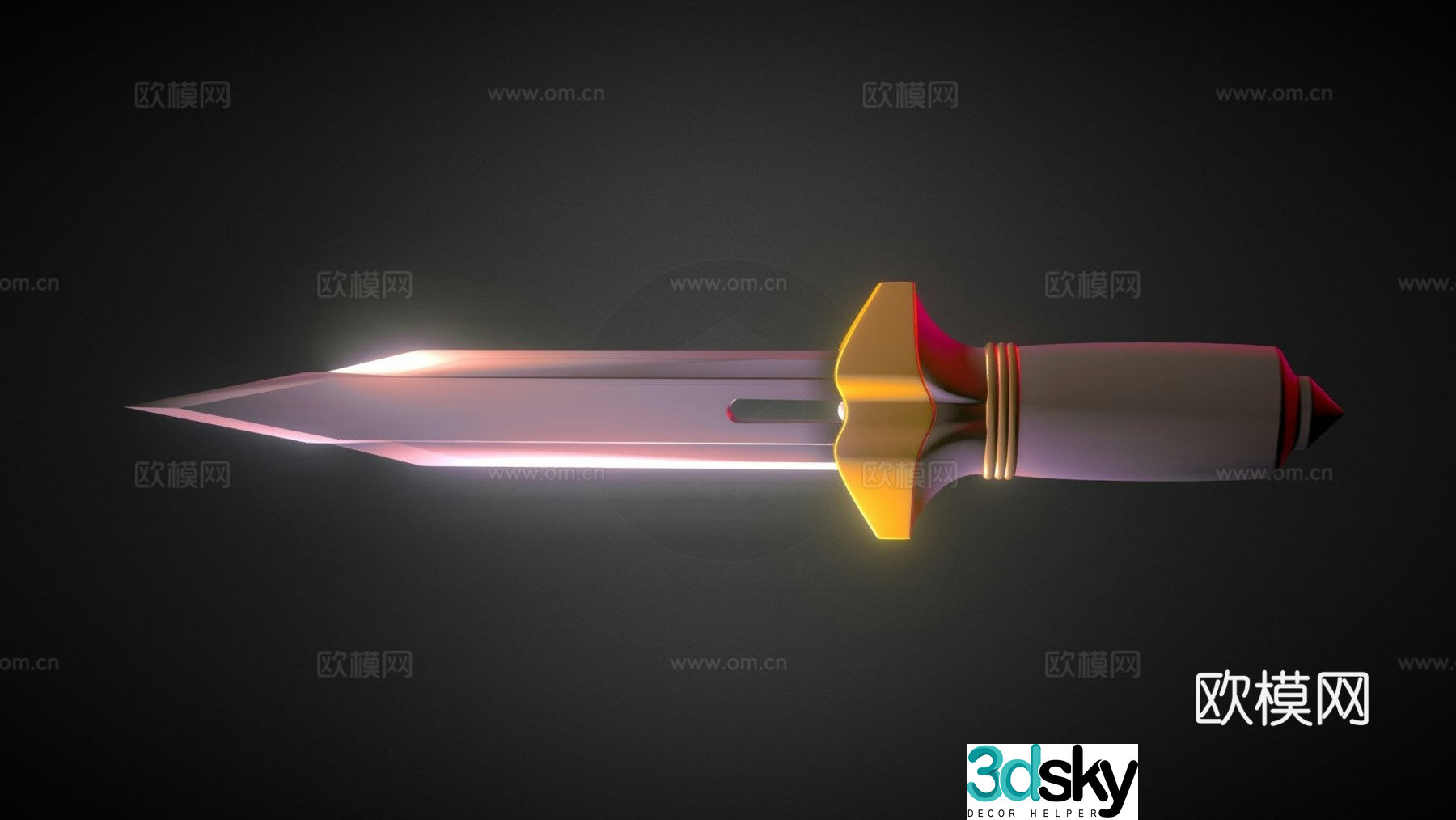 Knife V2 3d model