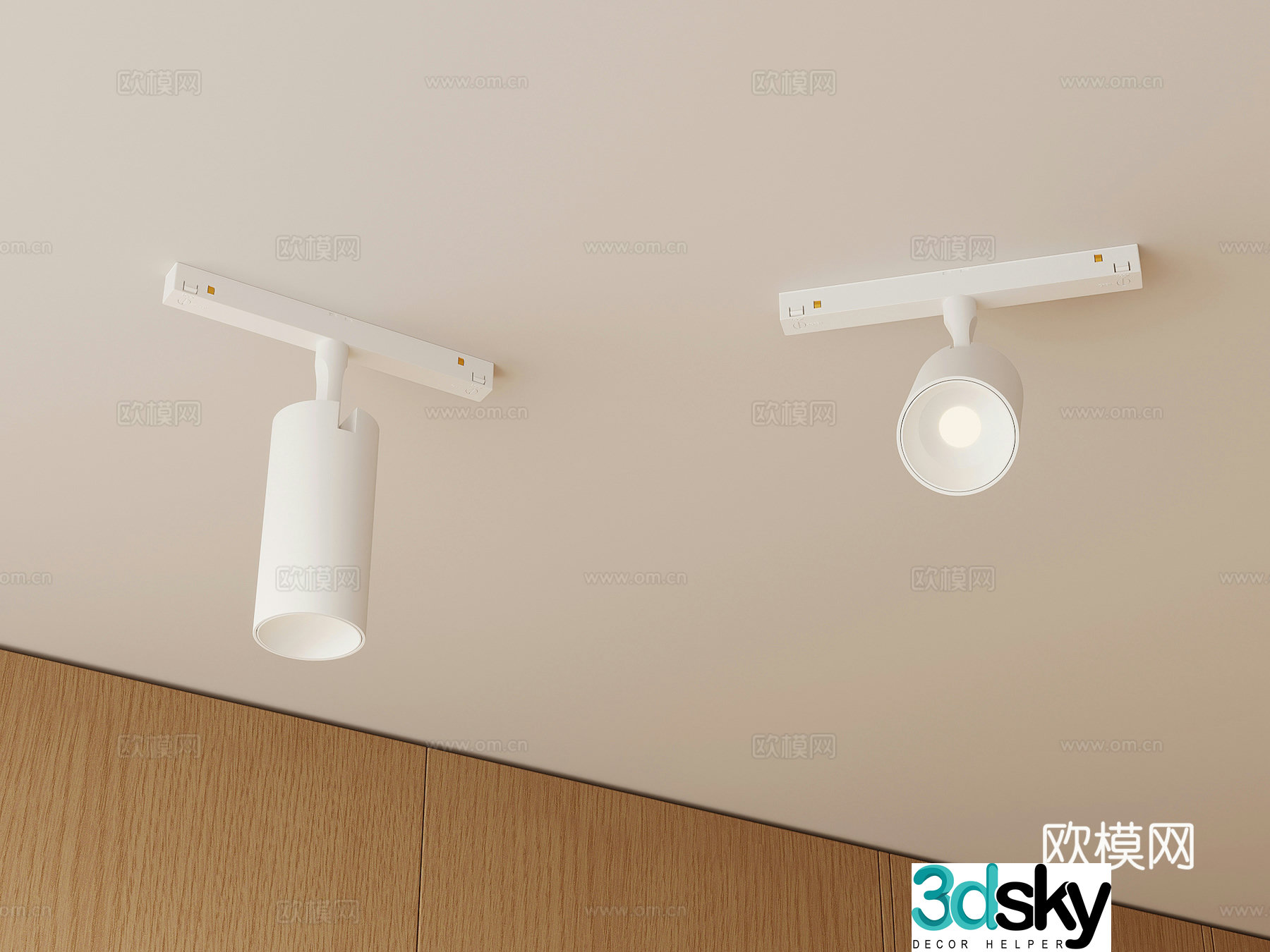 Spotlight Modern downlight spotlight 3d model