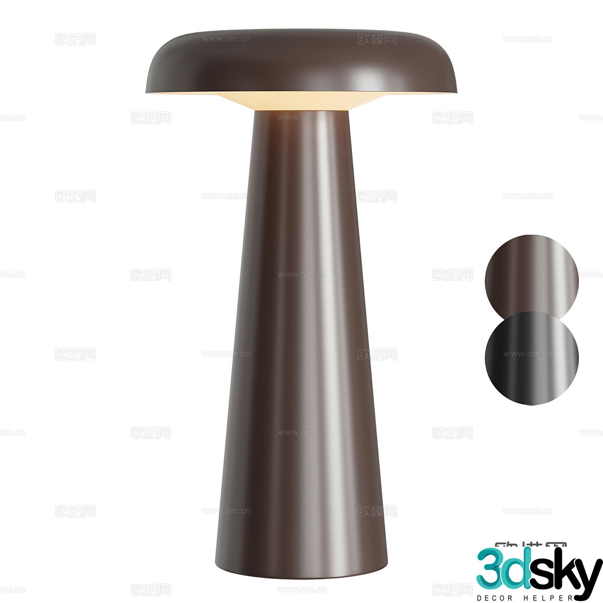 Modern minimalist desk lamp 3d model