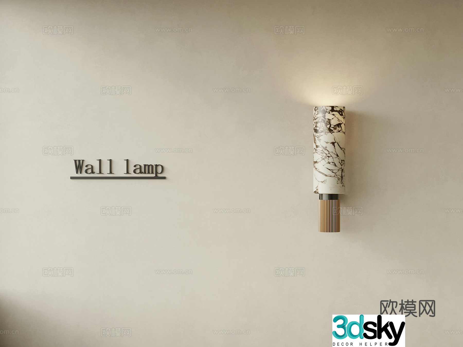 Wall lamp French wall lamp Decorative wall lamp 3d model