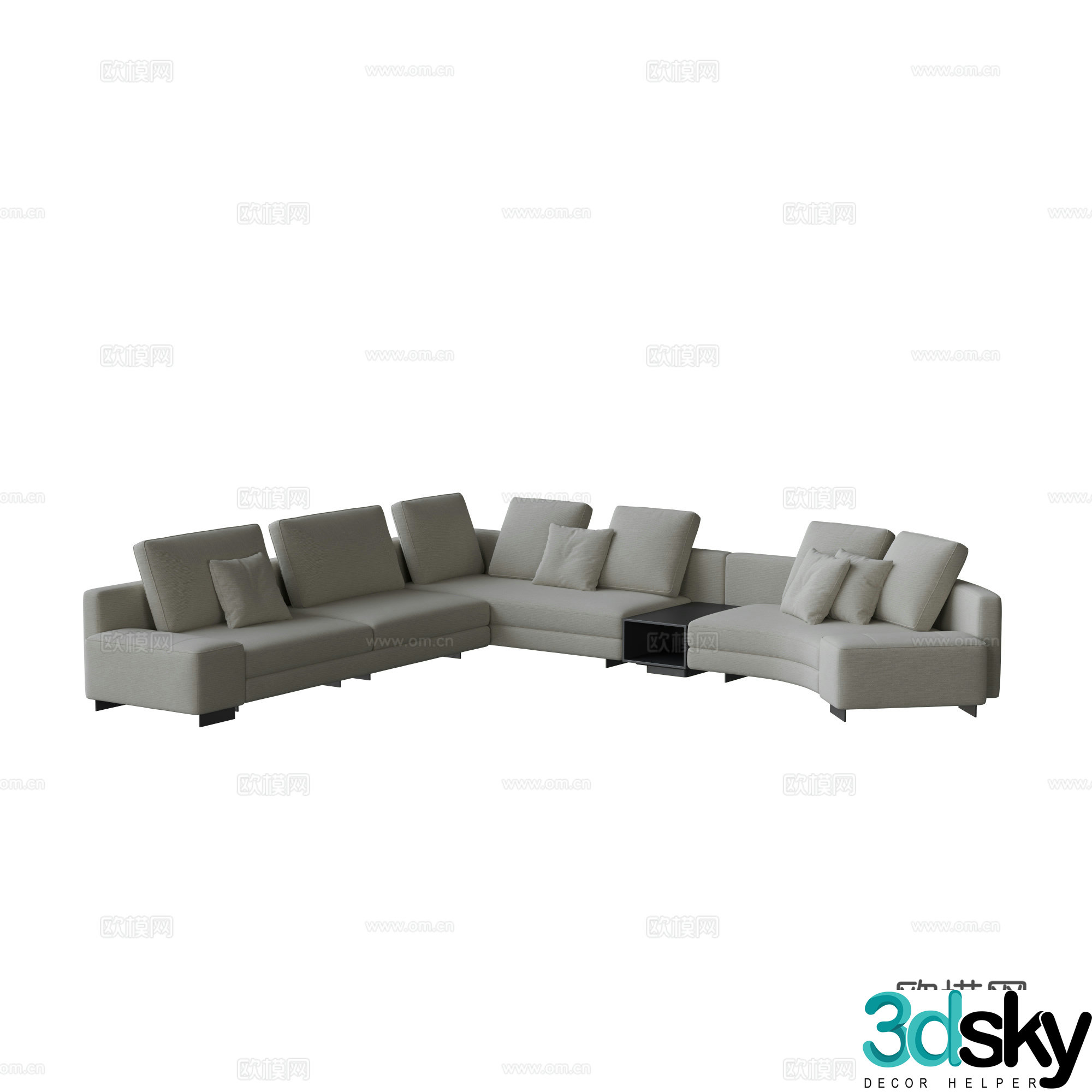 Modern sofa 3d model