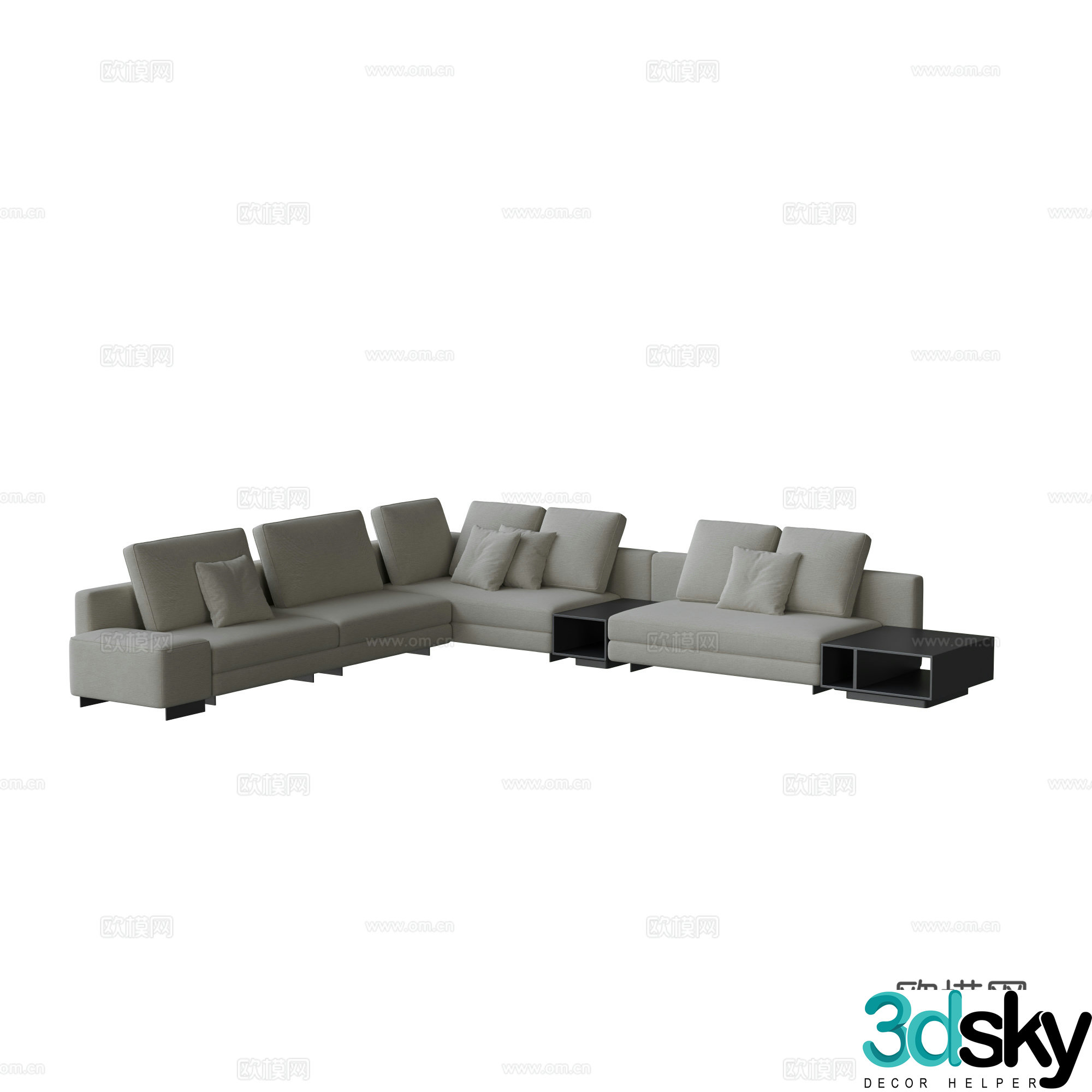 Modern sofa 3d model