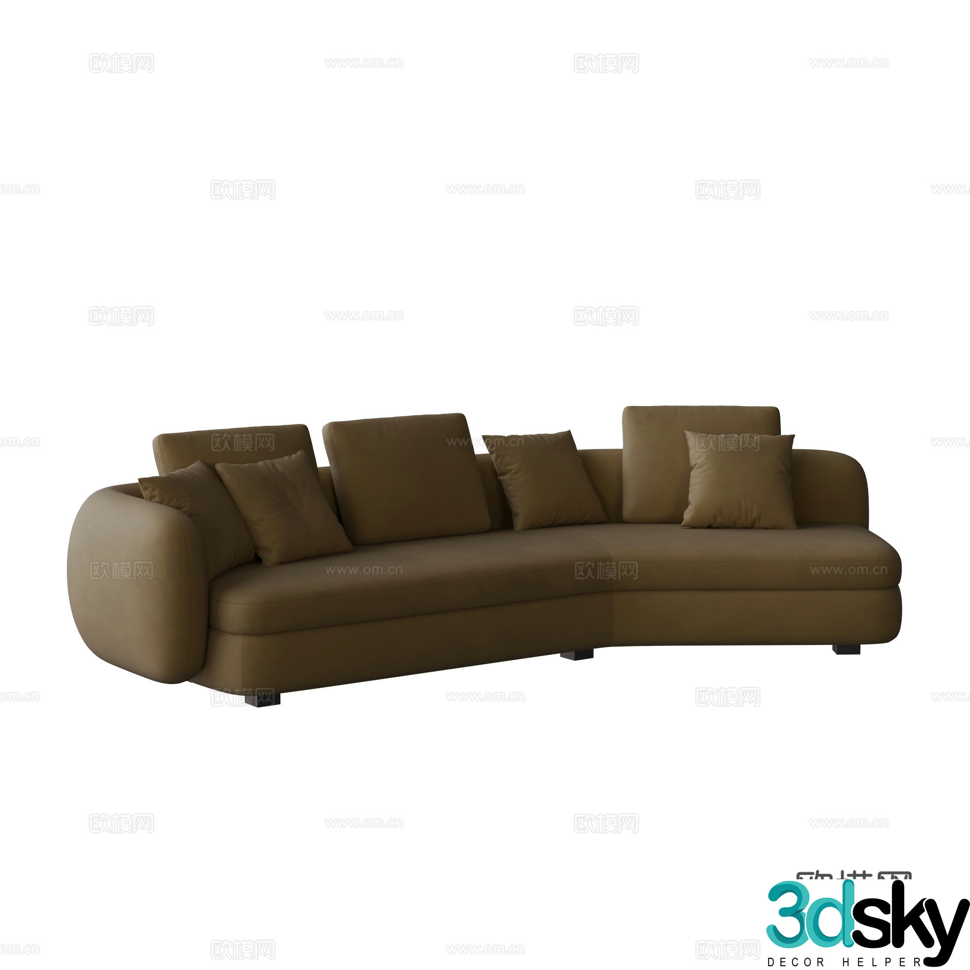 Special-shaped sofa 3d model