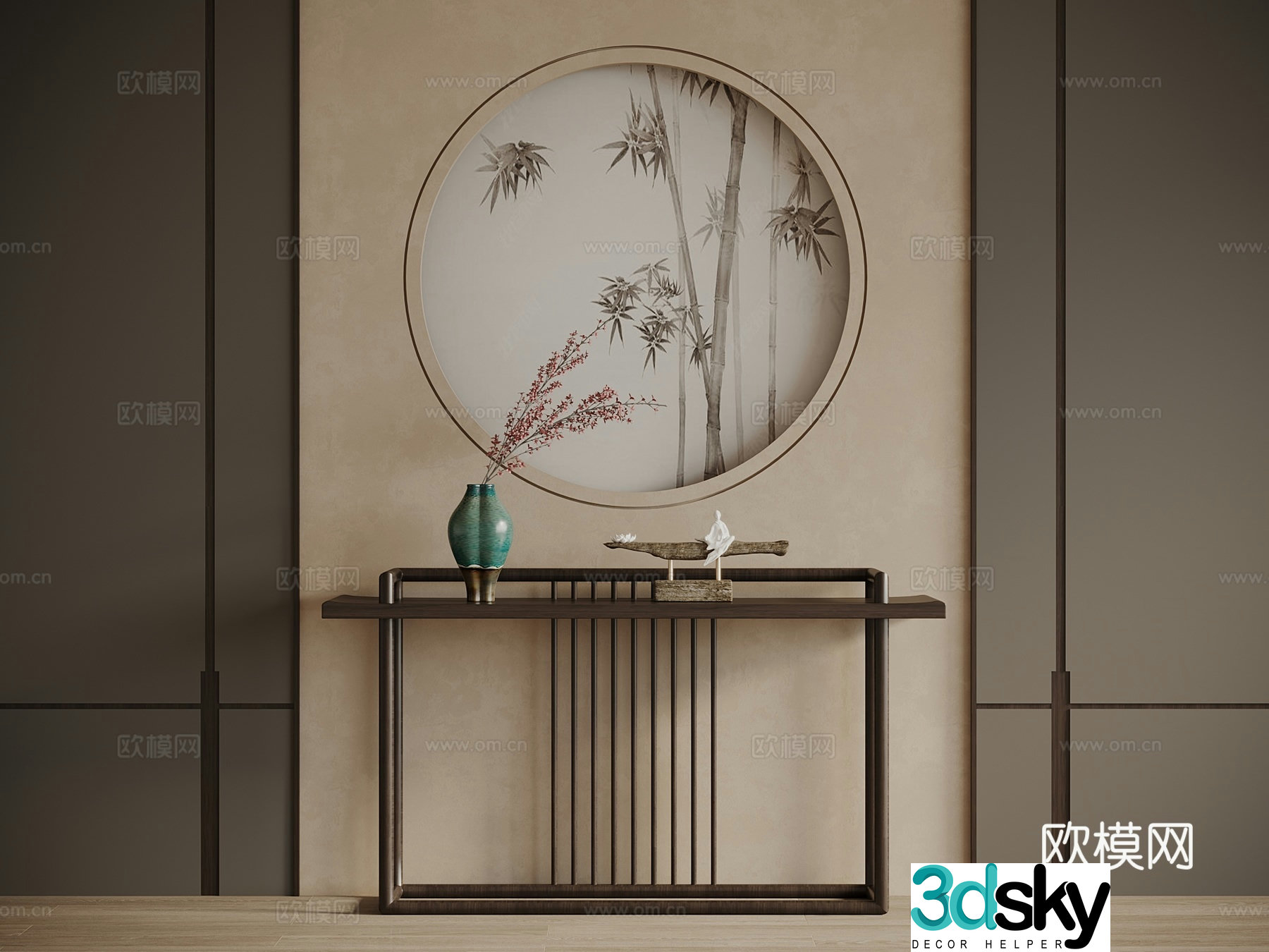 New Chinese style Chinese style 3D model