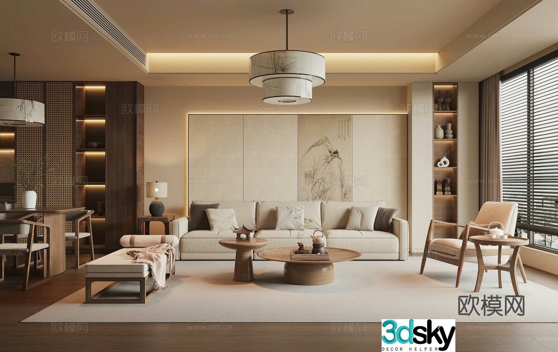 Song style restaurant 3D model