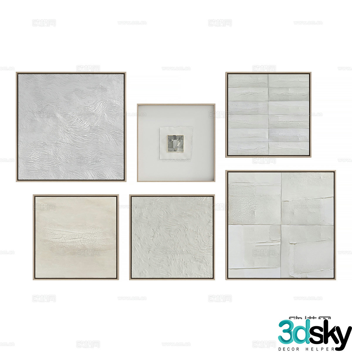 Abstract painting 3d model