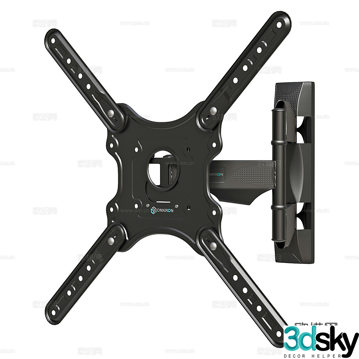 Modern minimalist TV stand 3d model