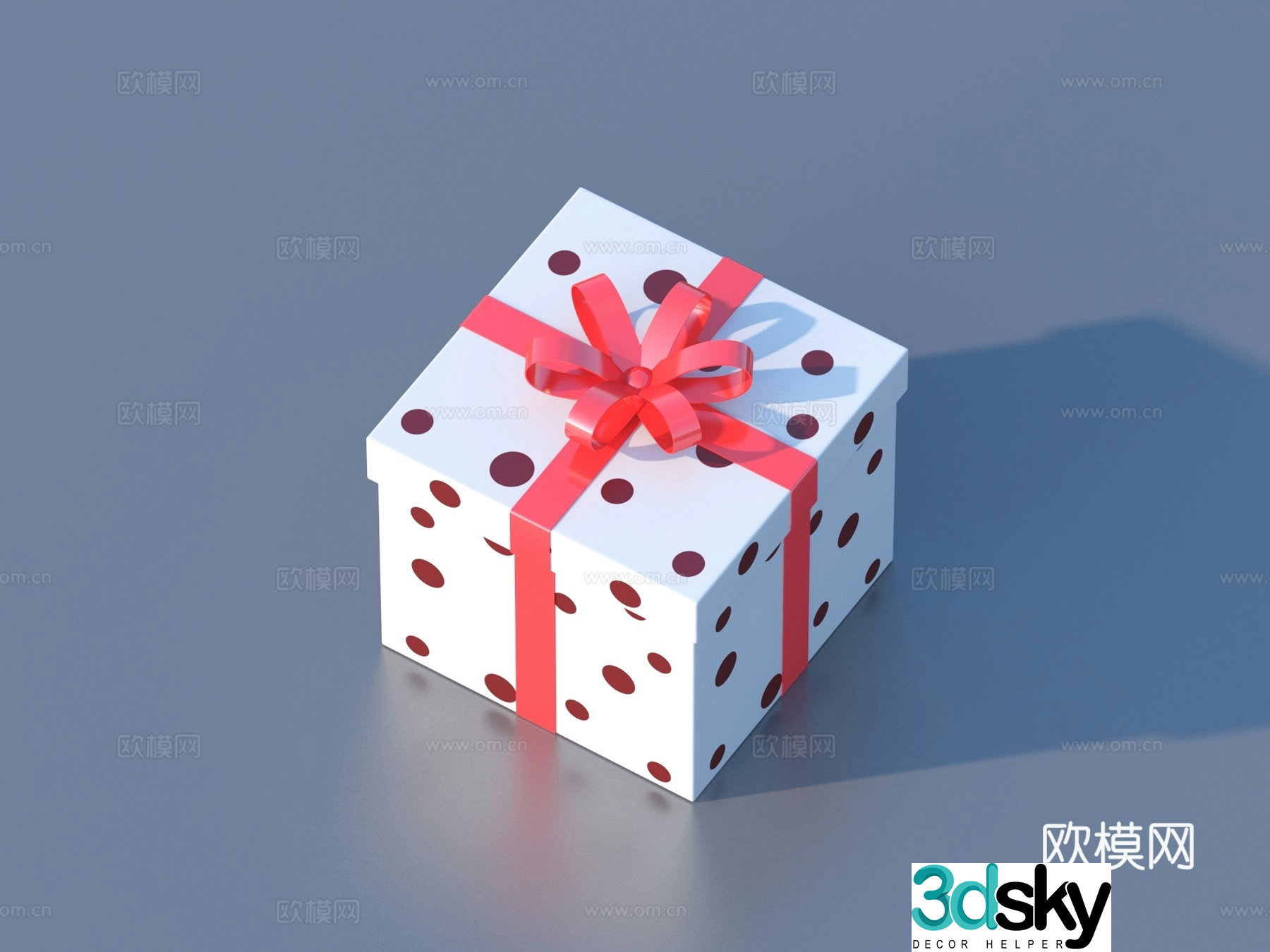 Gift box Gift box Packaging box Box 3d model