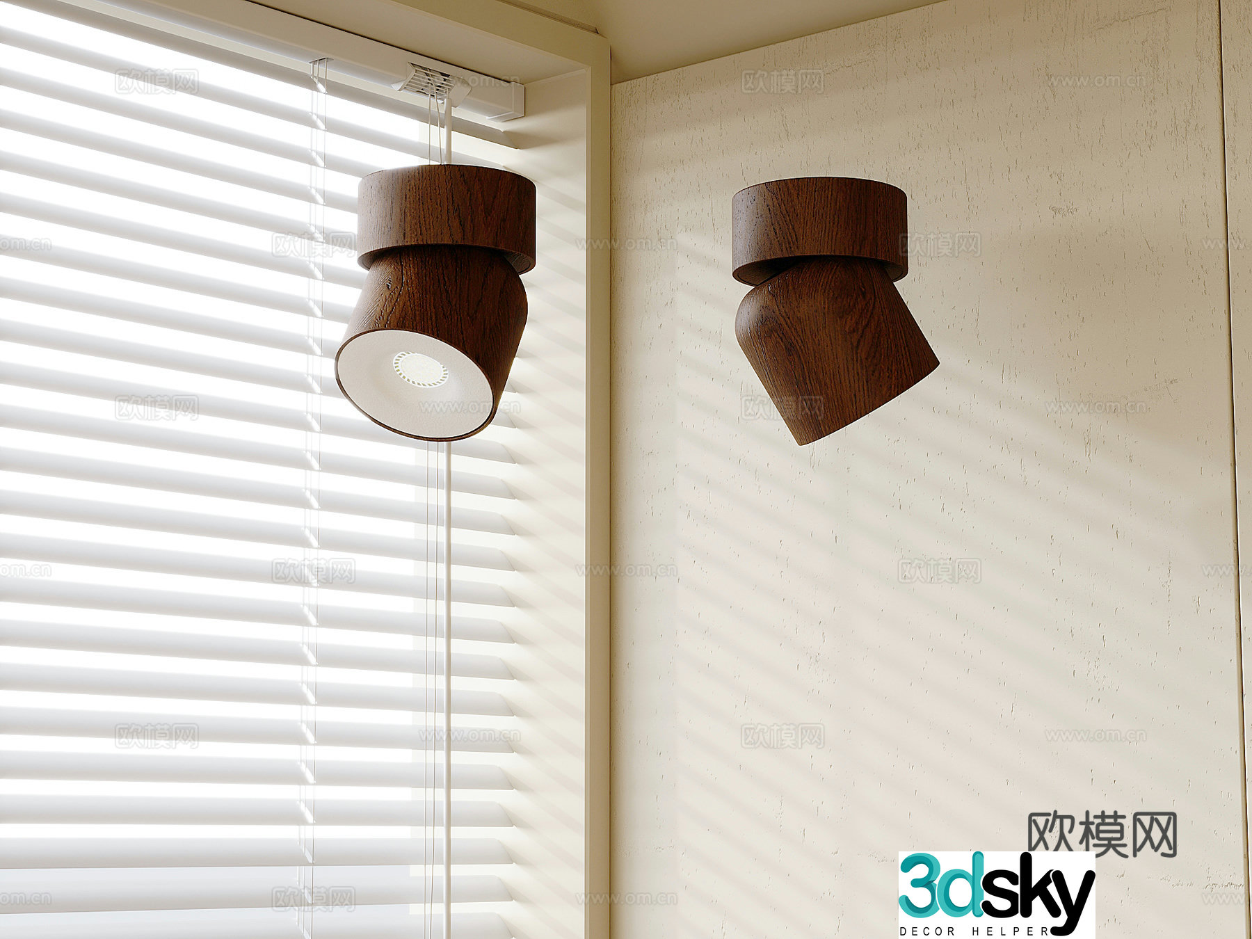 Middle-aged downlight spotlight Song’s turn downlight spotlight 3D model