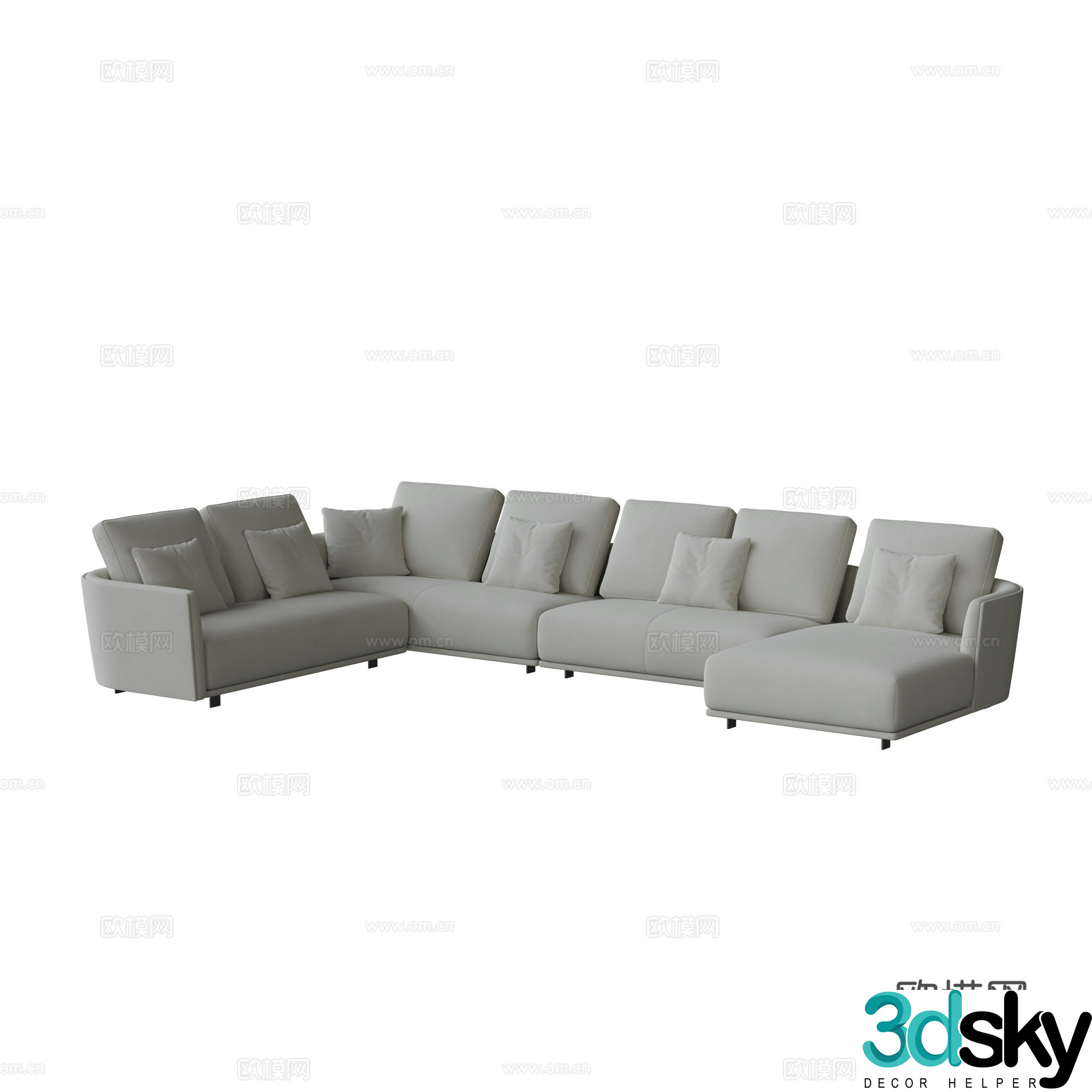 Modern sofa 3d model