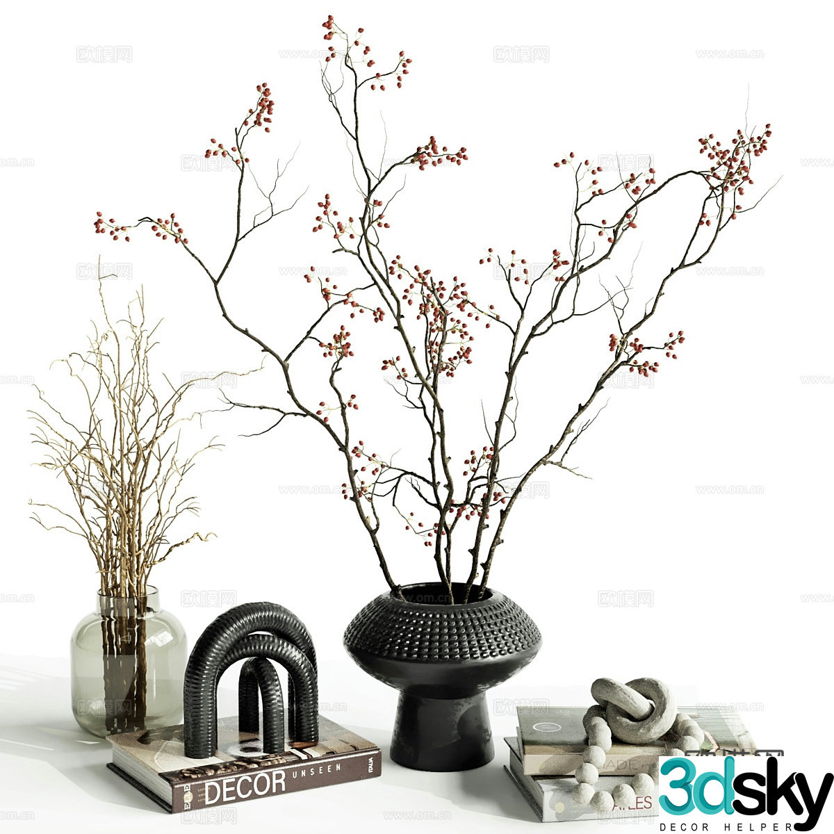 Tea set 3d model