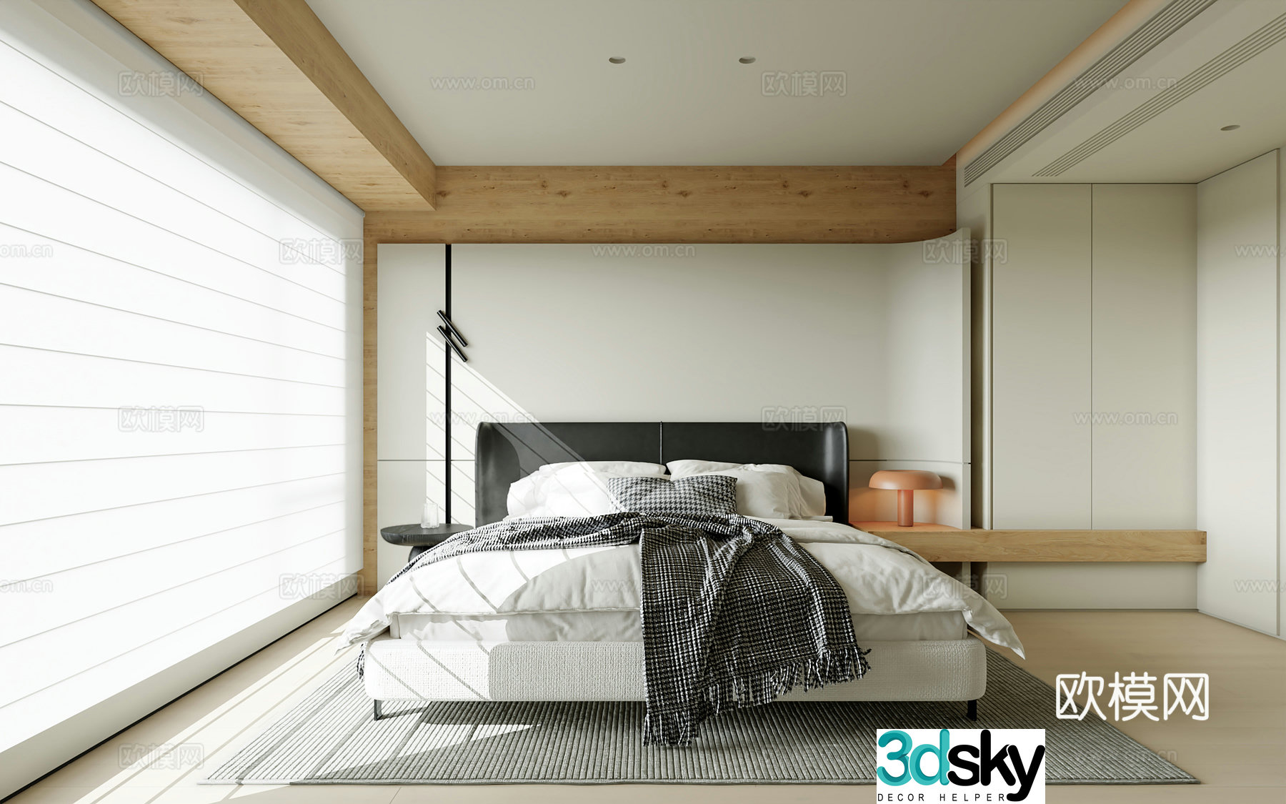 Modern bedroom 3d model