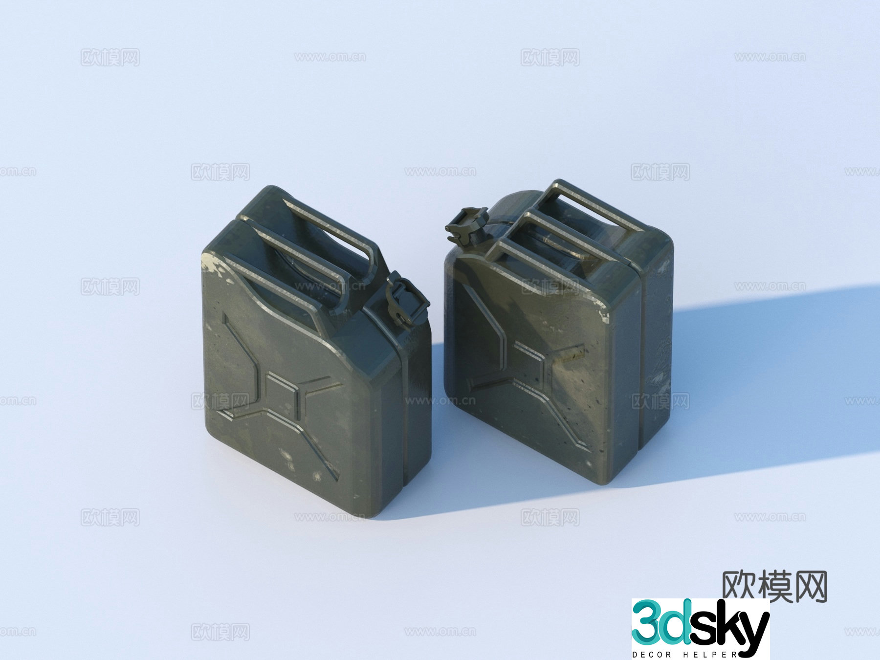 Oil tank Iron tank Iron barrel Oil tank 3d model