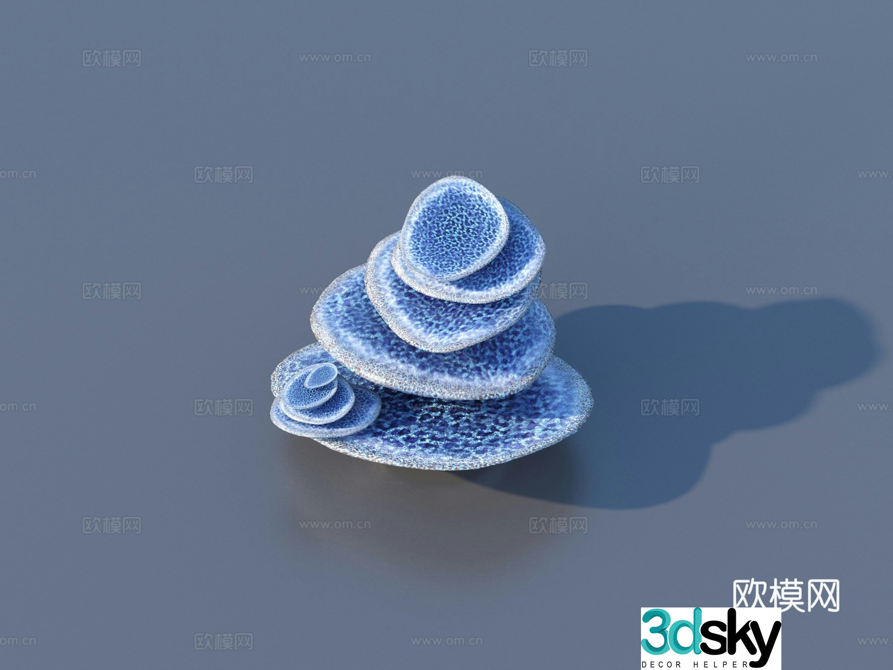 Coral Aquatic Plant Underwater World 3D Model