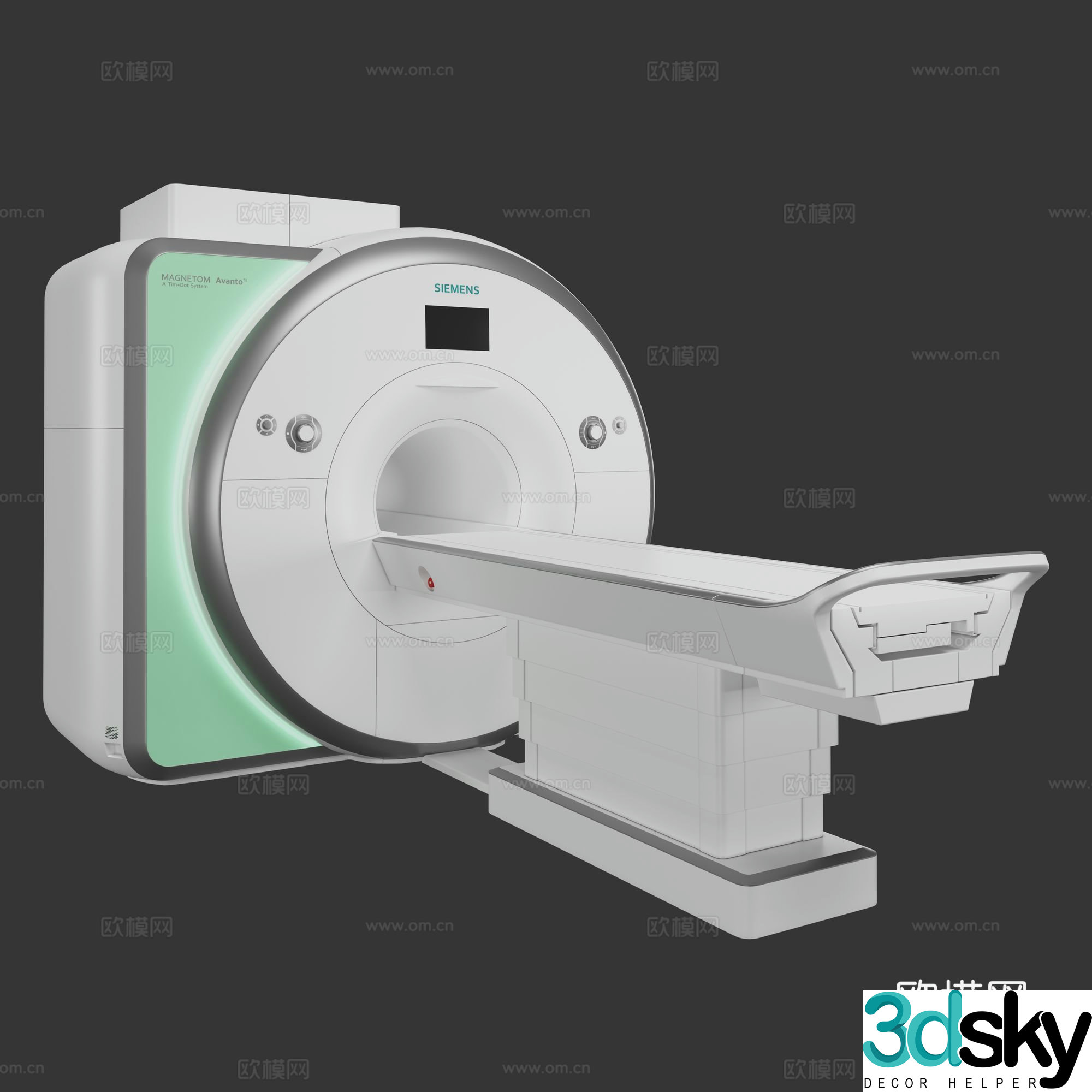 Siemens MRI Tomography 3d model
