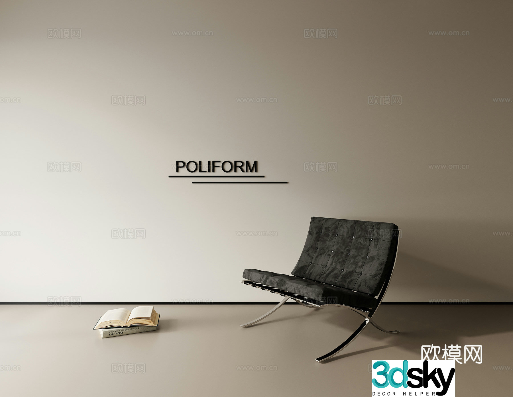 Leisure chair 3d model