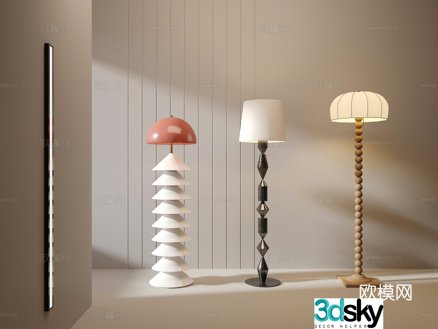 Floor lamp 3d model