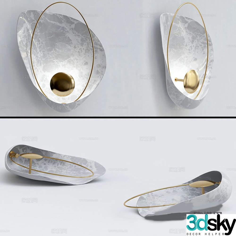 Lamps wall lamps decorative lamps 3d model