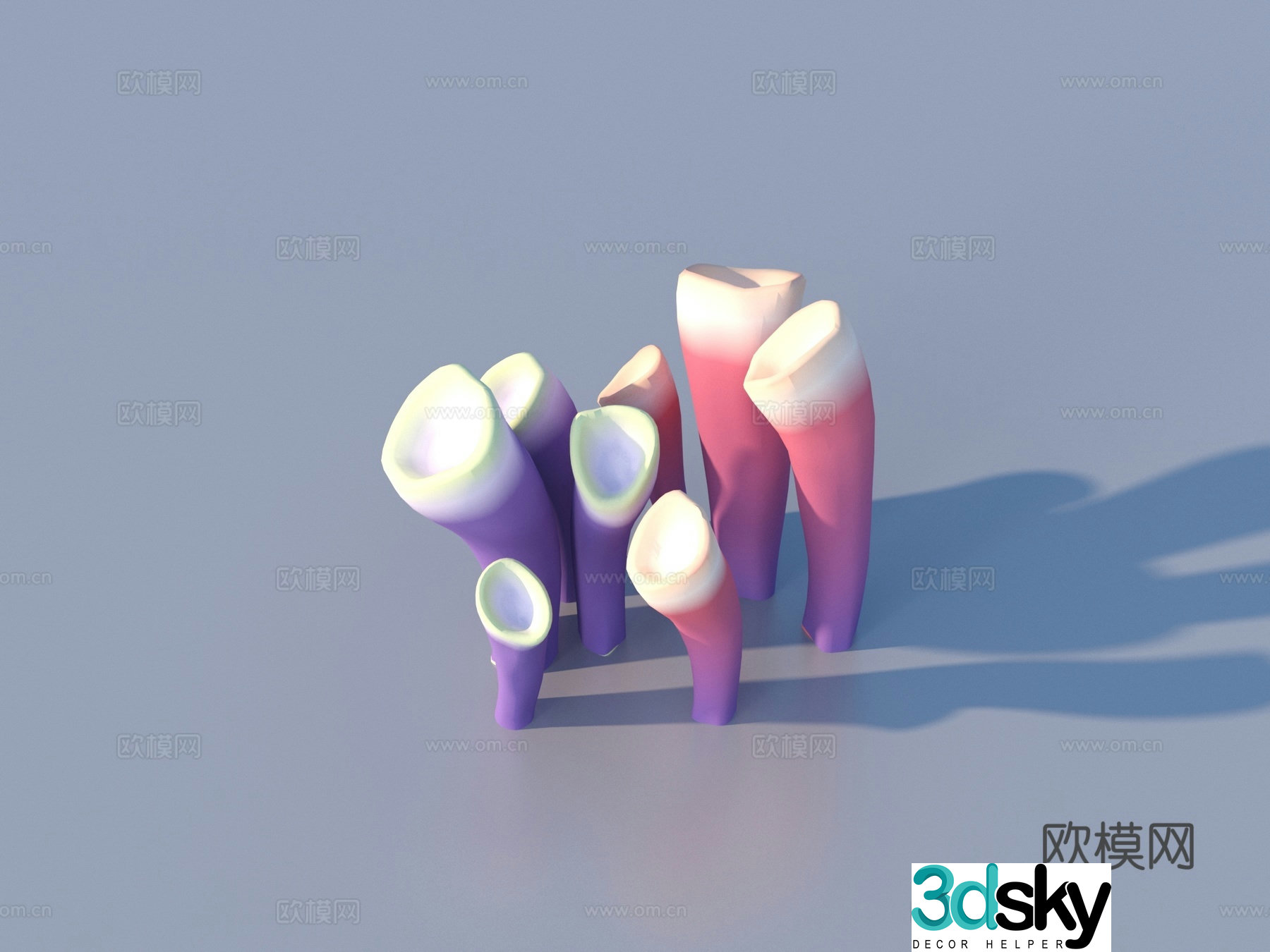 Coral Aquatic Plant Underwater World 3D Model