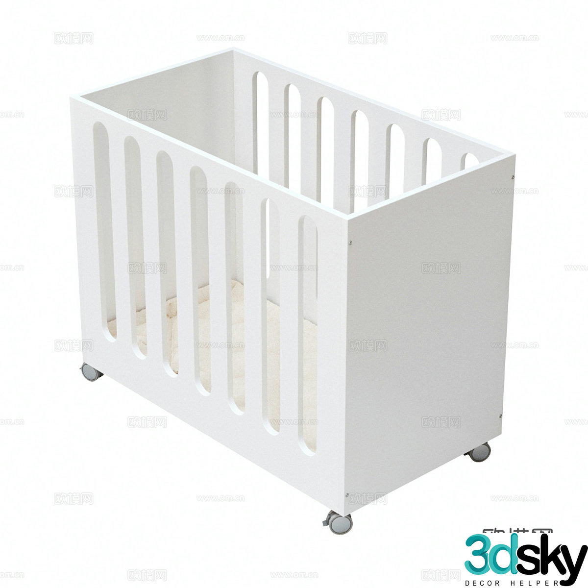 Crib 3d model