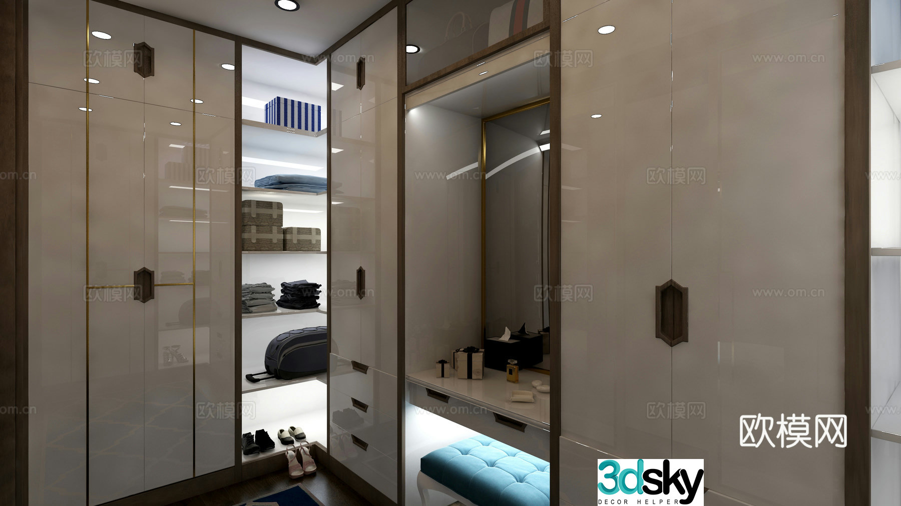 Cloakroom 3d model