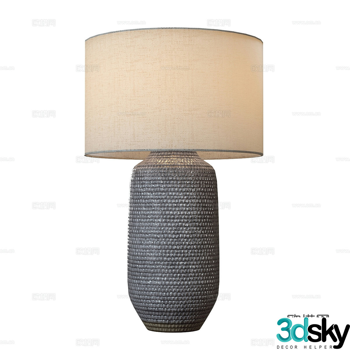 New Chinese desk lamp 3D model