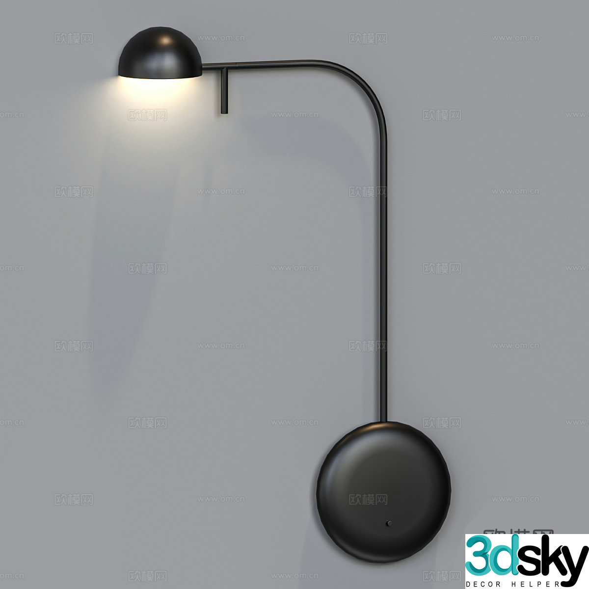 Modern simple wall lamp wall lamp simple wall lamp decorative wall lamp lamp 3d model