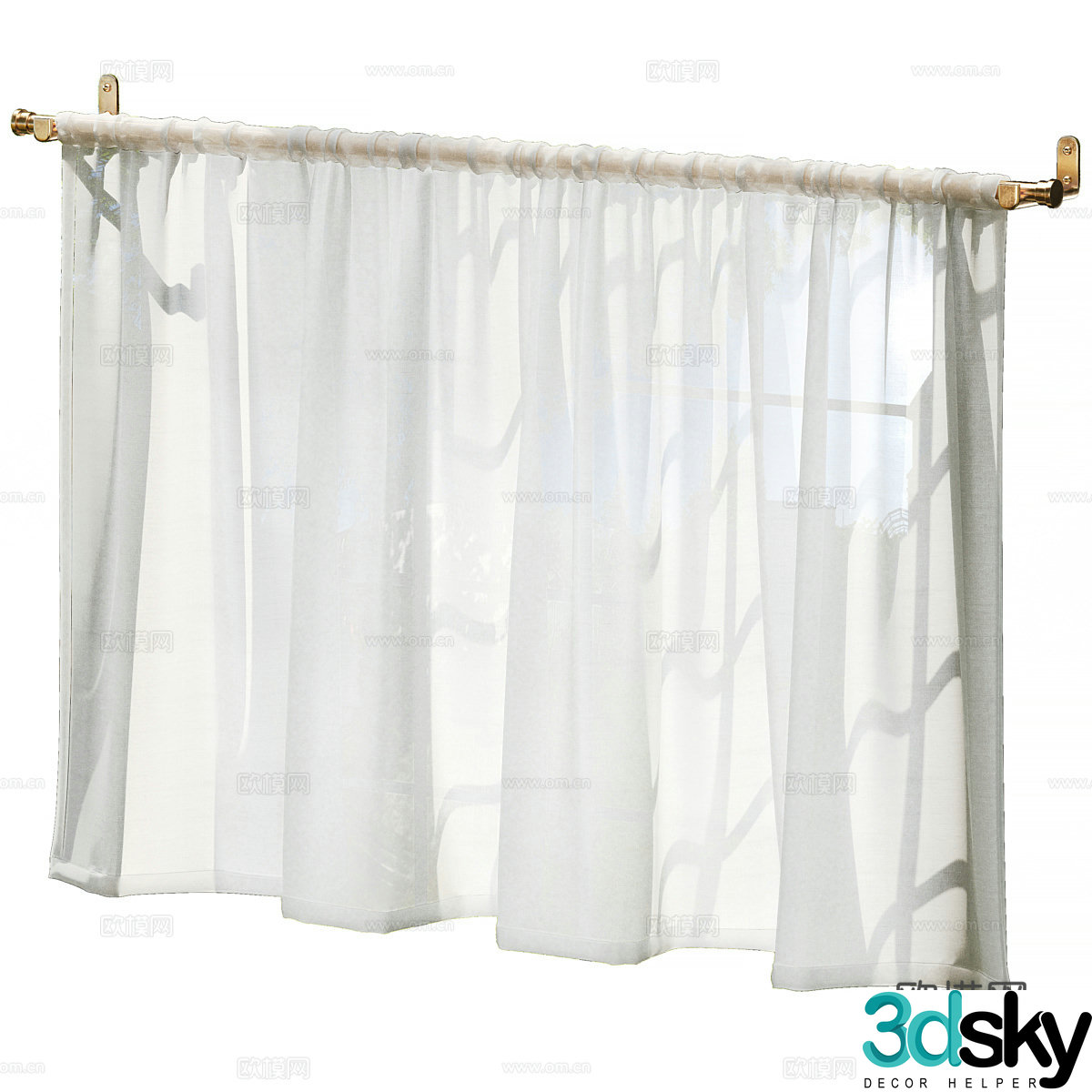 Curtain 3d model