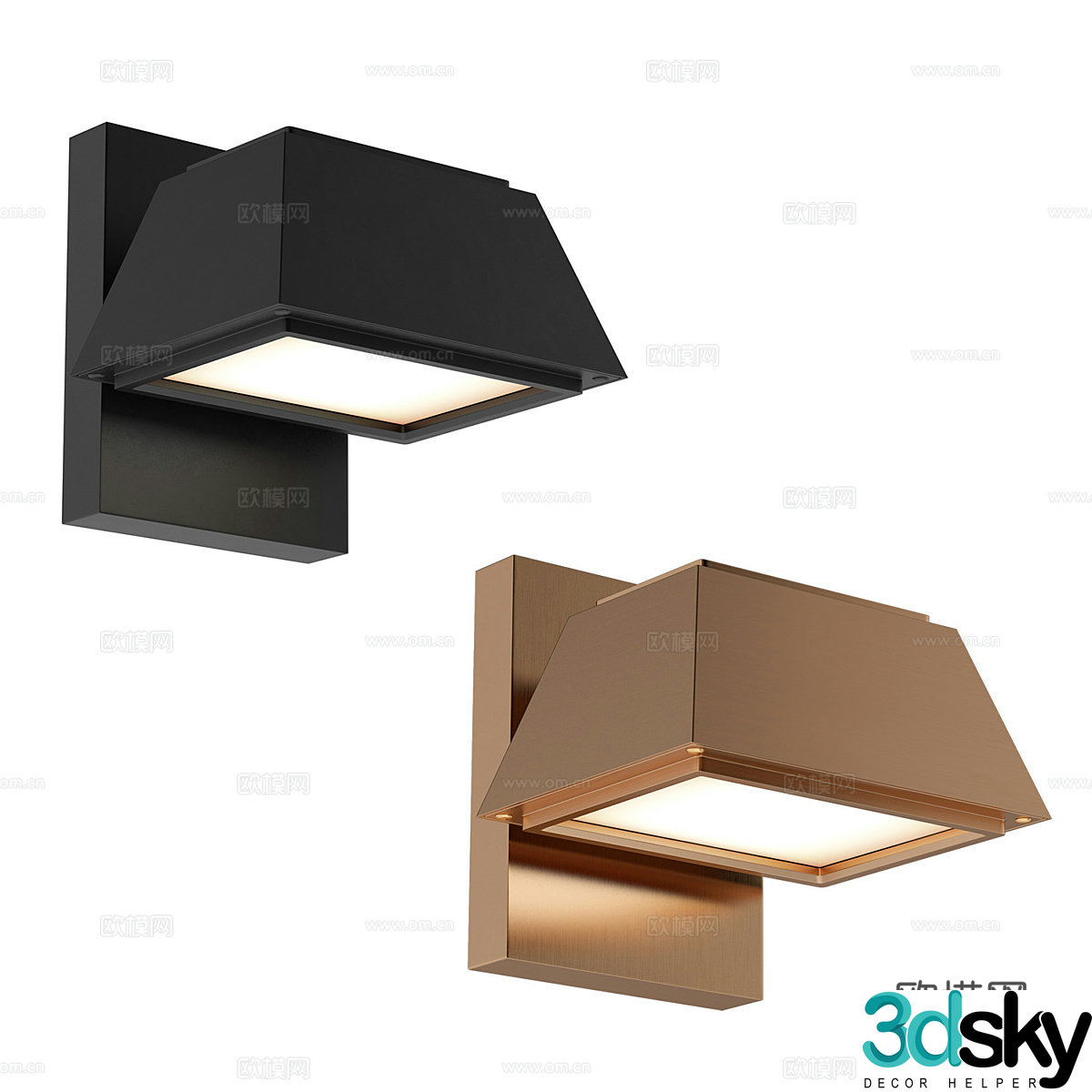 Modern simple and light luxury wall lamp Wall lamp Simple and light luxury wall lamp Decorative wall lamp Lamp 3D model